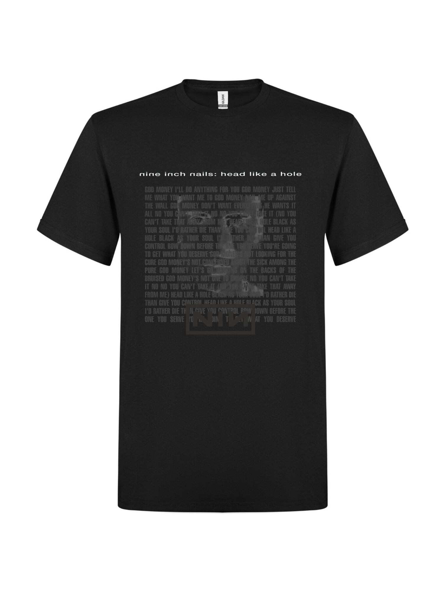 T-shirt 'Nine Inch Nails Head Like a Hole T-Shirt'