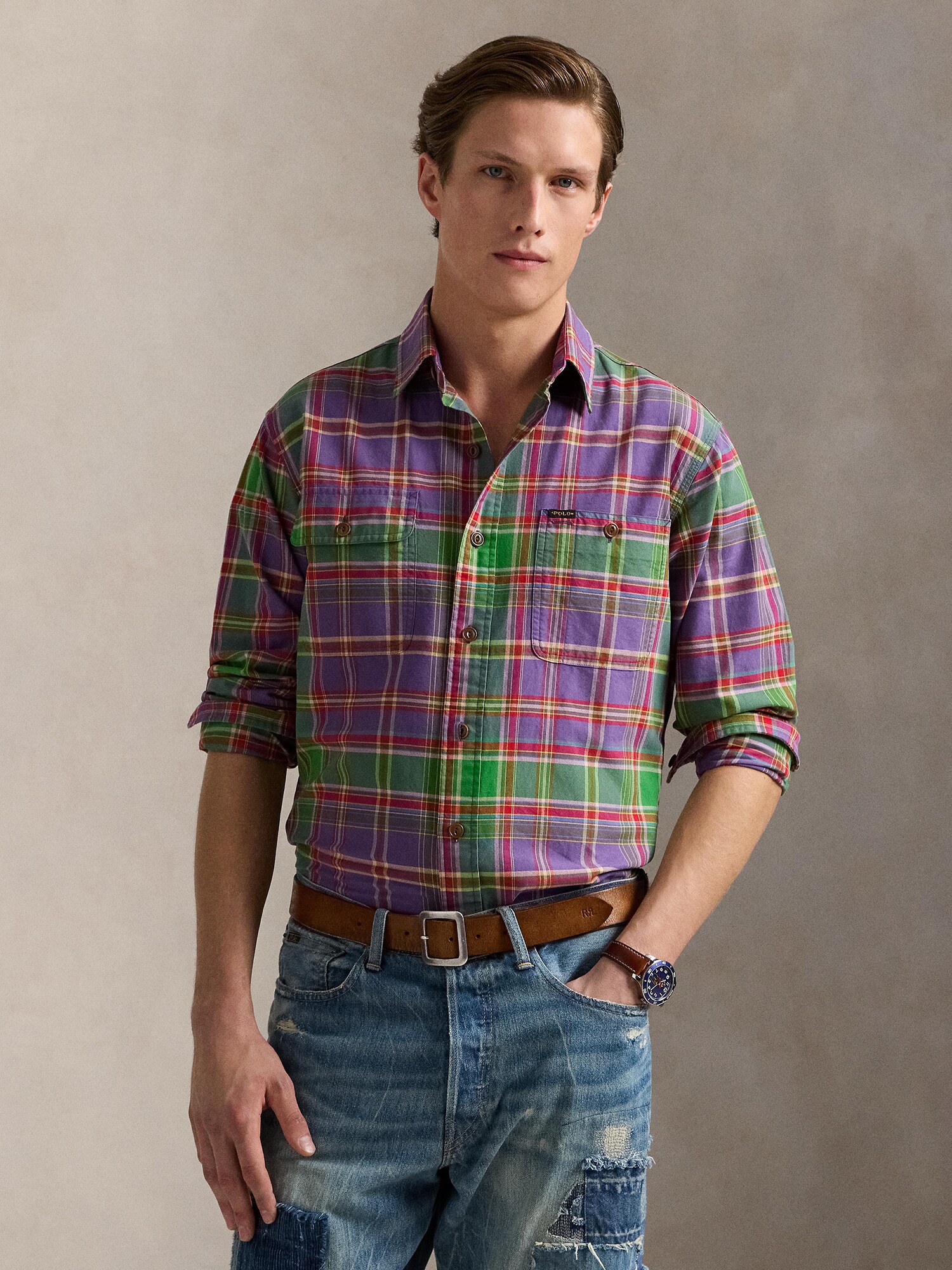 Polo Ralph Lauren Ing  zöld / világoszöld / lila / rózsaszín termék 2. képe