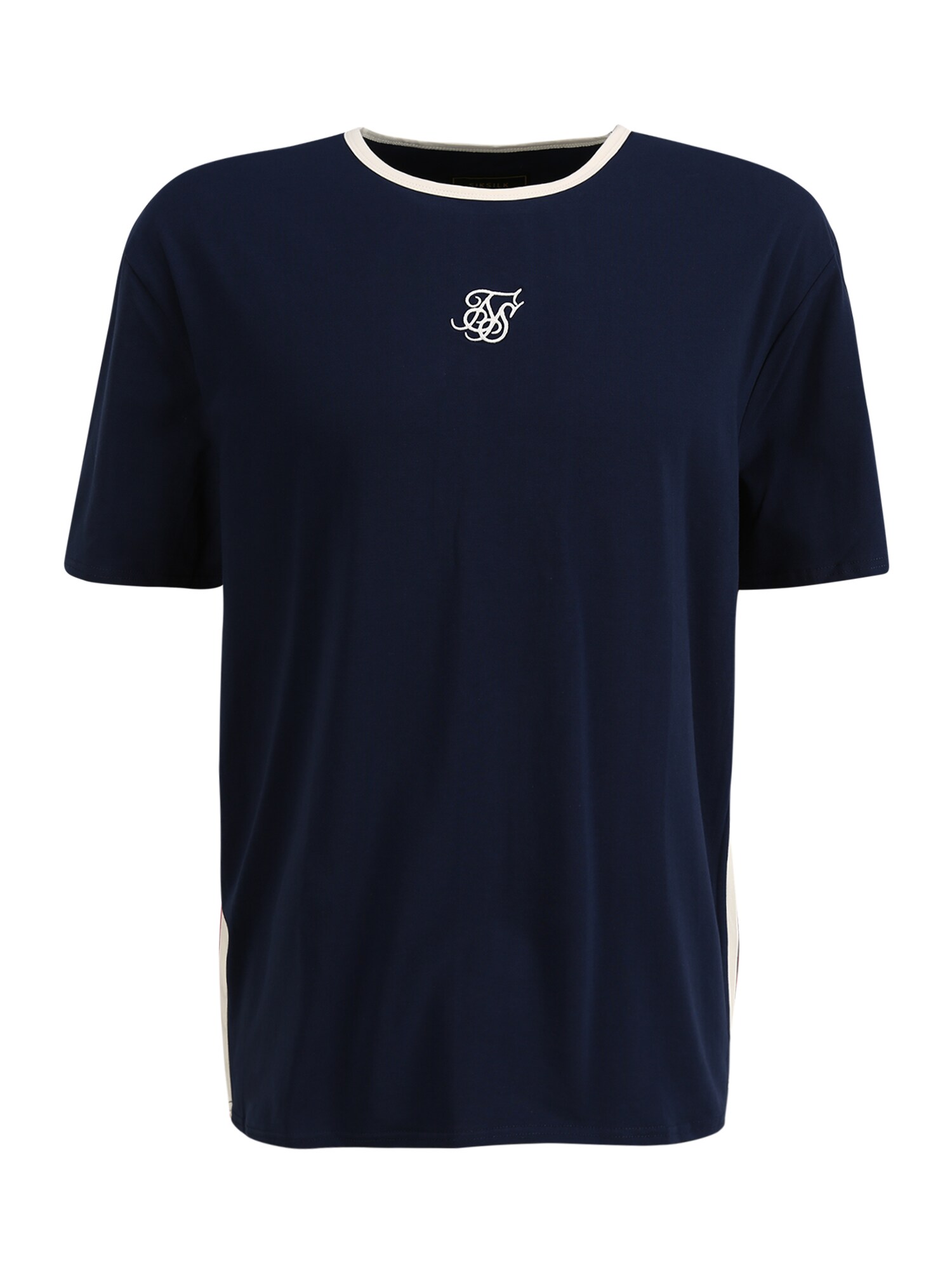 SikSilk Marškinėliai  balta / melionų spalva / tamsiai mėlyna