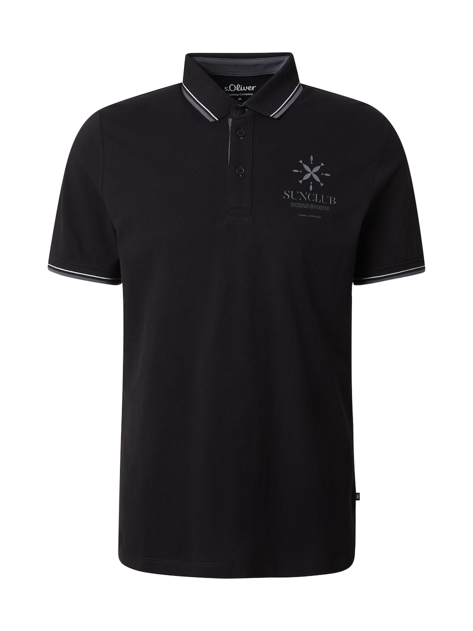 T-shirt rökblå / svart