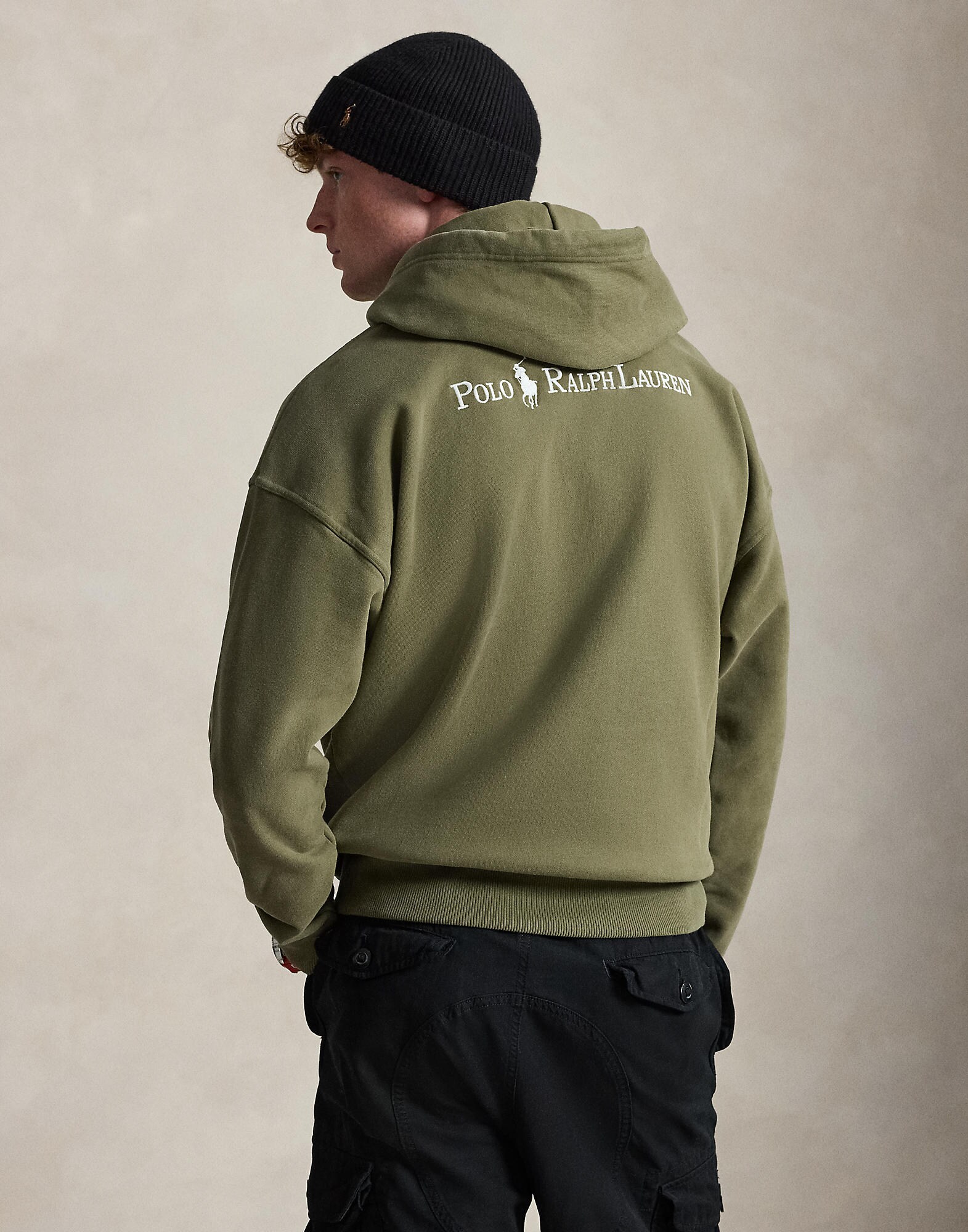 Polo Ralph Lauren Sudadera oliva / blanco – imagen 3