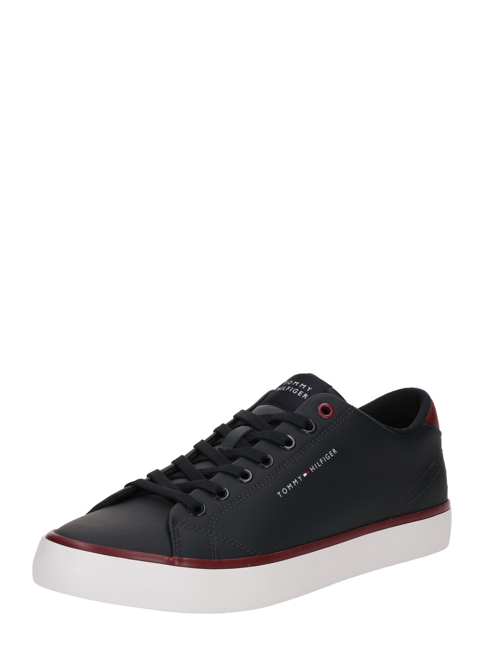 Låg sneaker marinblå / mörkröd / svart