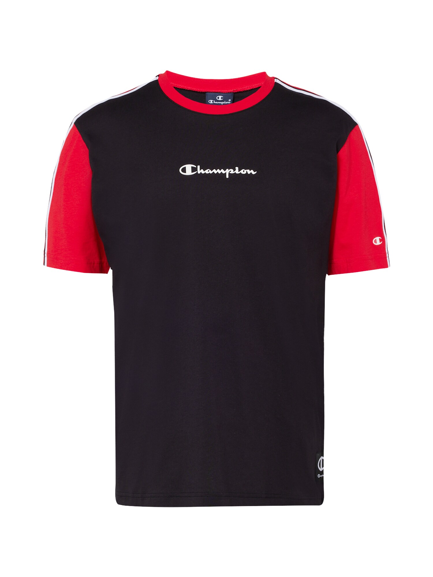 Champion Authentic Athletic Apparel Функционална тениска  светлосиво / червено / черно / бяло
