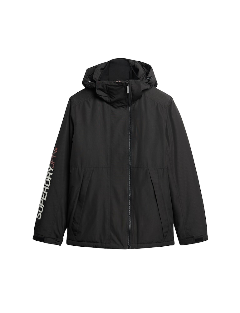 Superdry Übergangsjacke 'Yachter' Herren Größe L orangerot / schwarz / weiß
