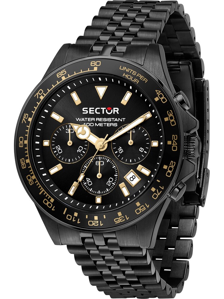 SECTOR Uhr Herren Größe One Size gold / schwarz