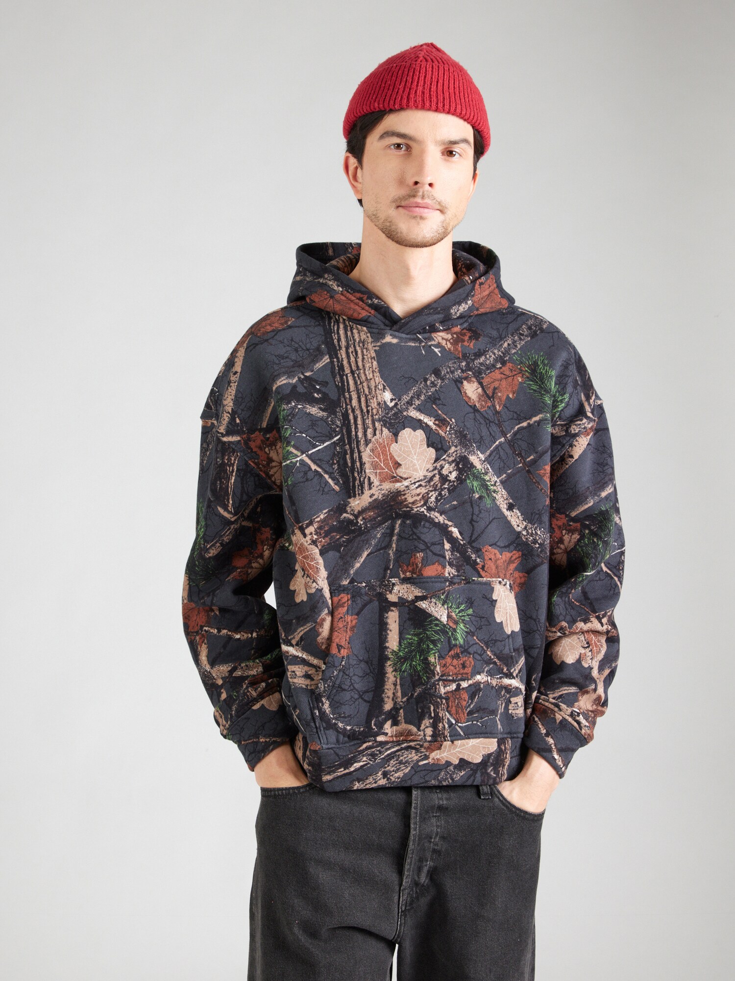 HOLLISTER Tréning póló  barna / cappuccinobarna / zöld / fekete termék 2. képe