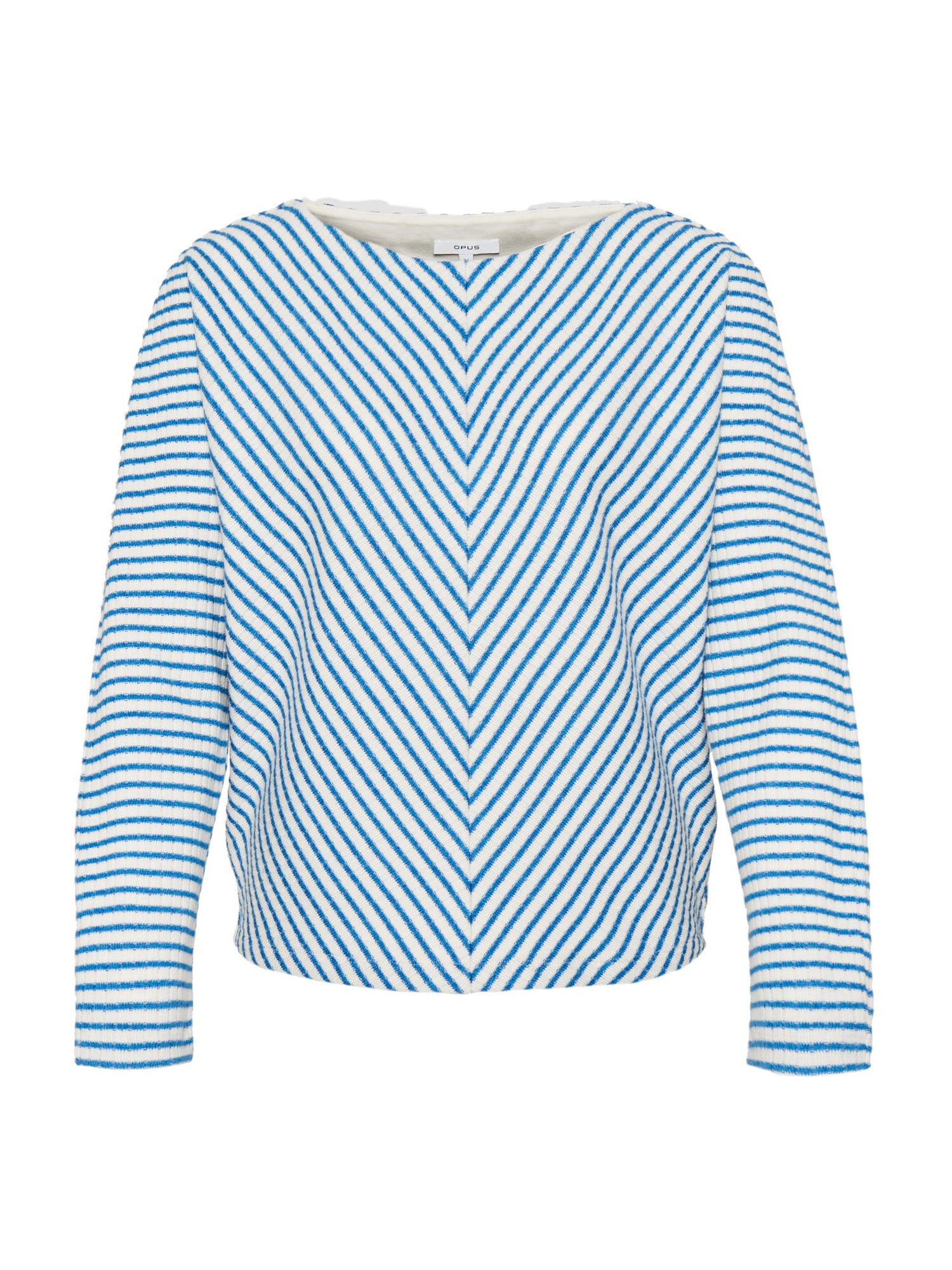 OPUS Sweater majica 'Gavna'  mornarsko plava / bijela