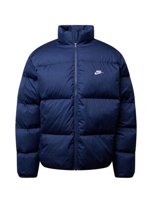 Nike Sportswear Winterjas ‘Club’ Navy / Wit