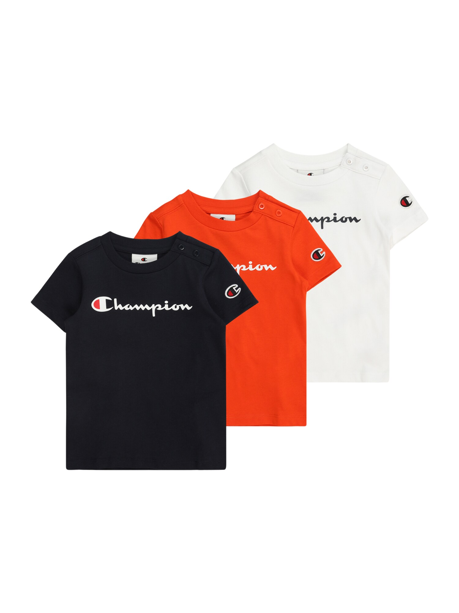 Champion Authentic Athletic Apparel Tričko  oranžová / červená / čierna / biela