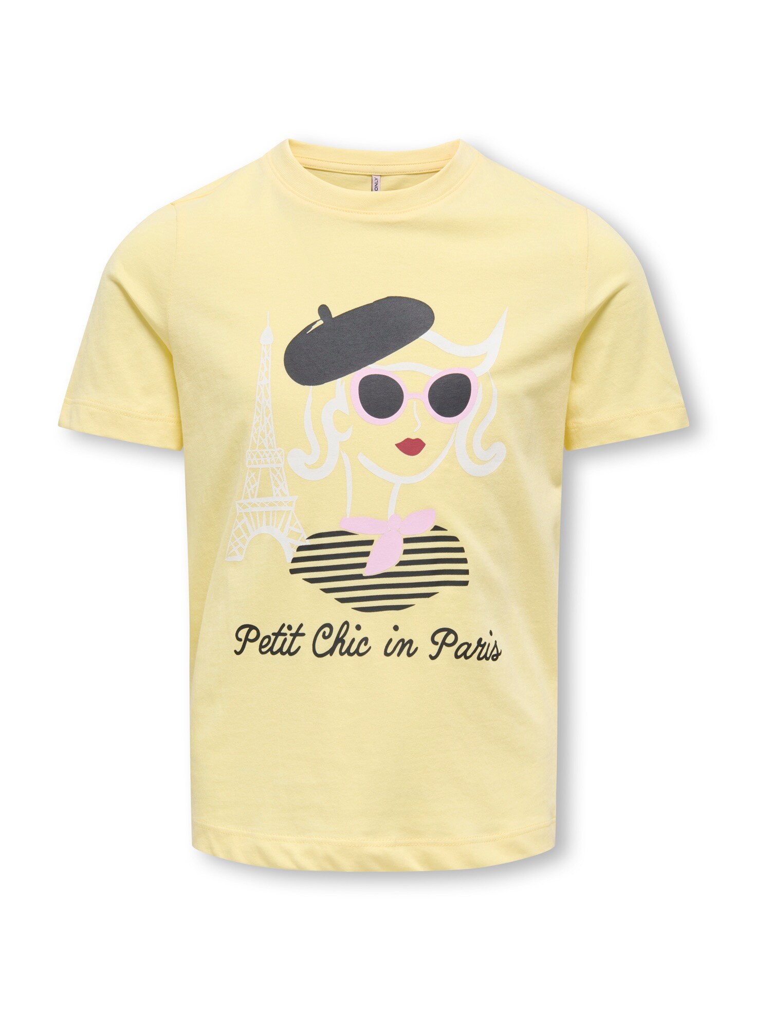 ONLY GIRLS Tricou KOGLILA galben / roz / negru / alb