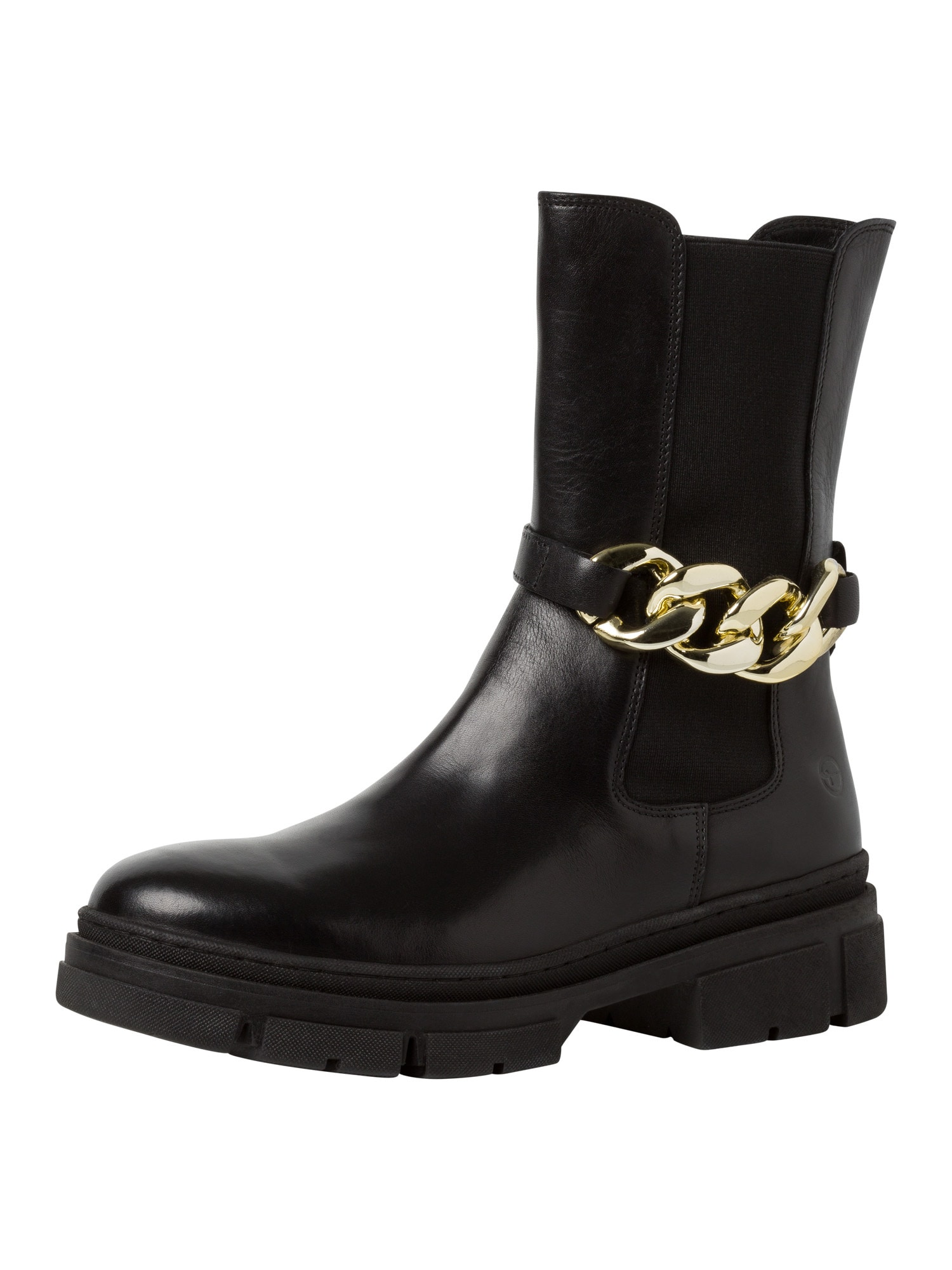 tamaris TAMARIS Chelsea Boots gold / schwarz