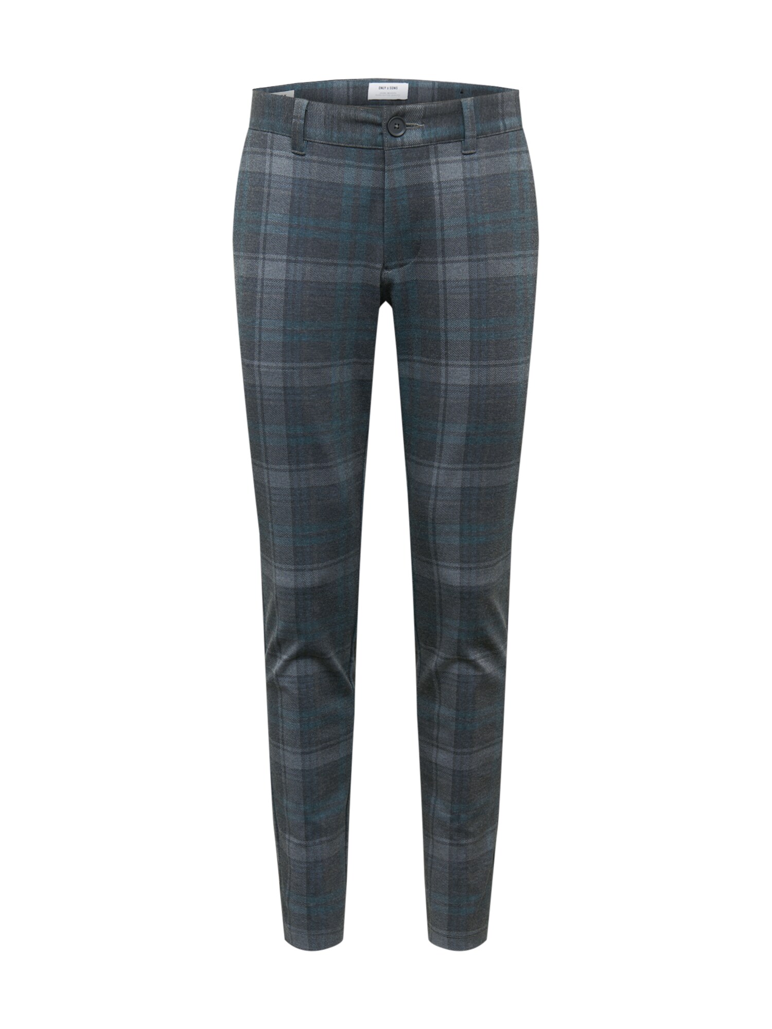 Only & Sons Kelnės 'Mark'  tamsiai pilka / pilka / žalia
