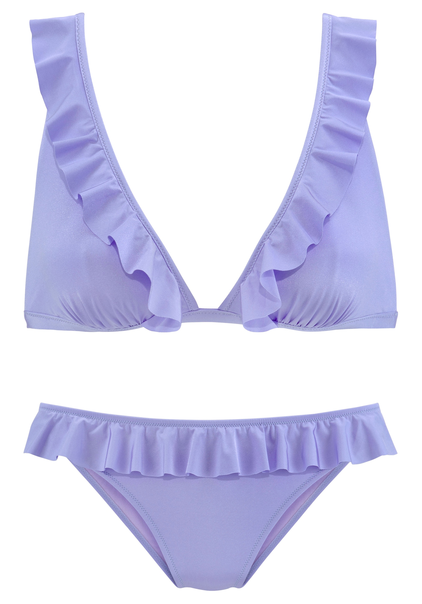 s.Oliver Costum de baie două piese  mov liliachiu