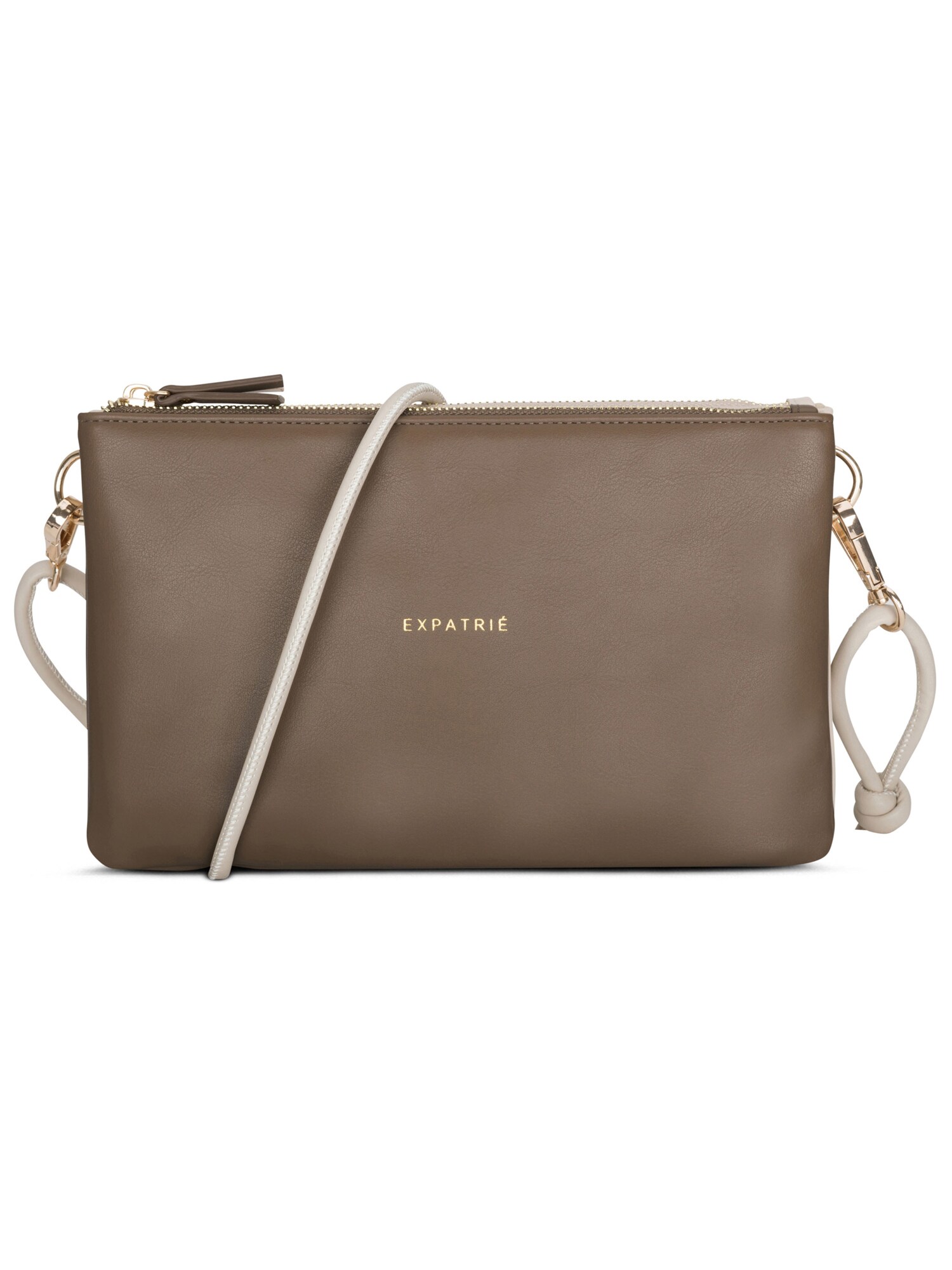 Expatrié Geantă de umăr Emilie  bej / maro / auriu