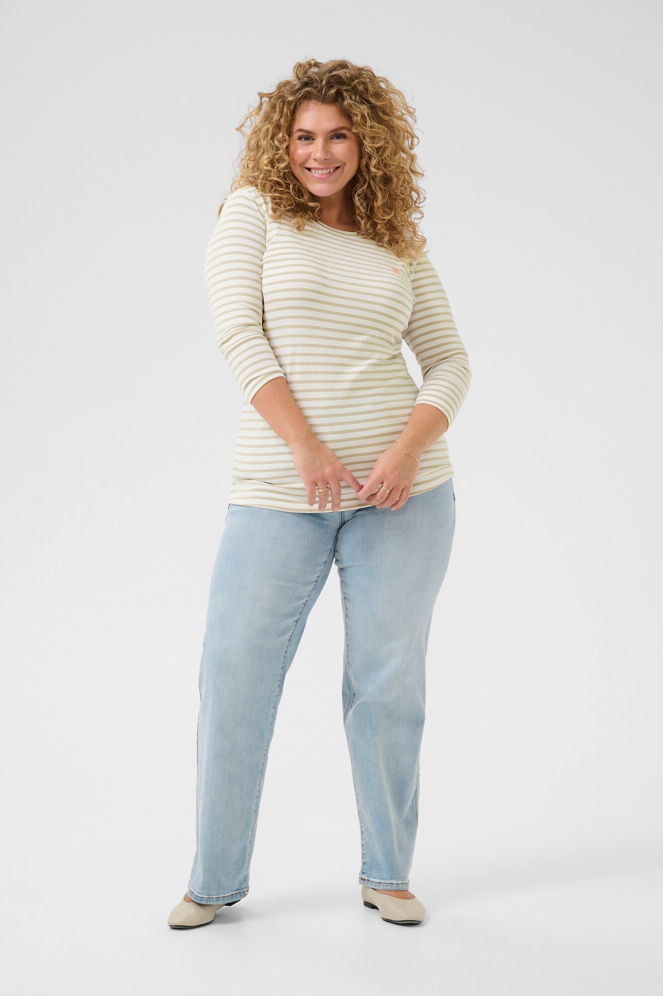 Thumbnail - KAFFE CURVE Shirt KCLia