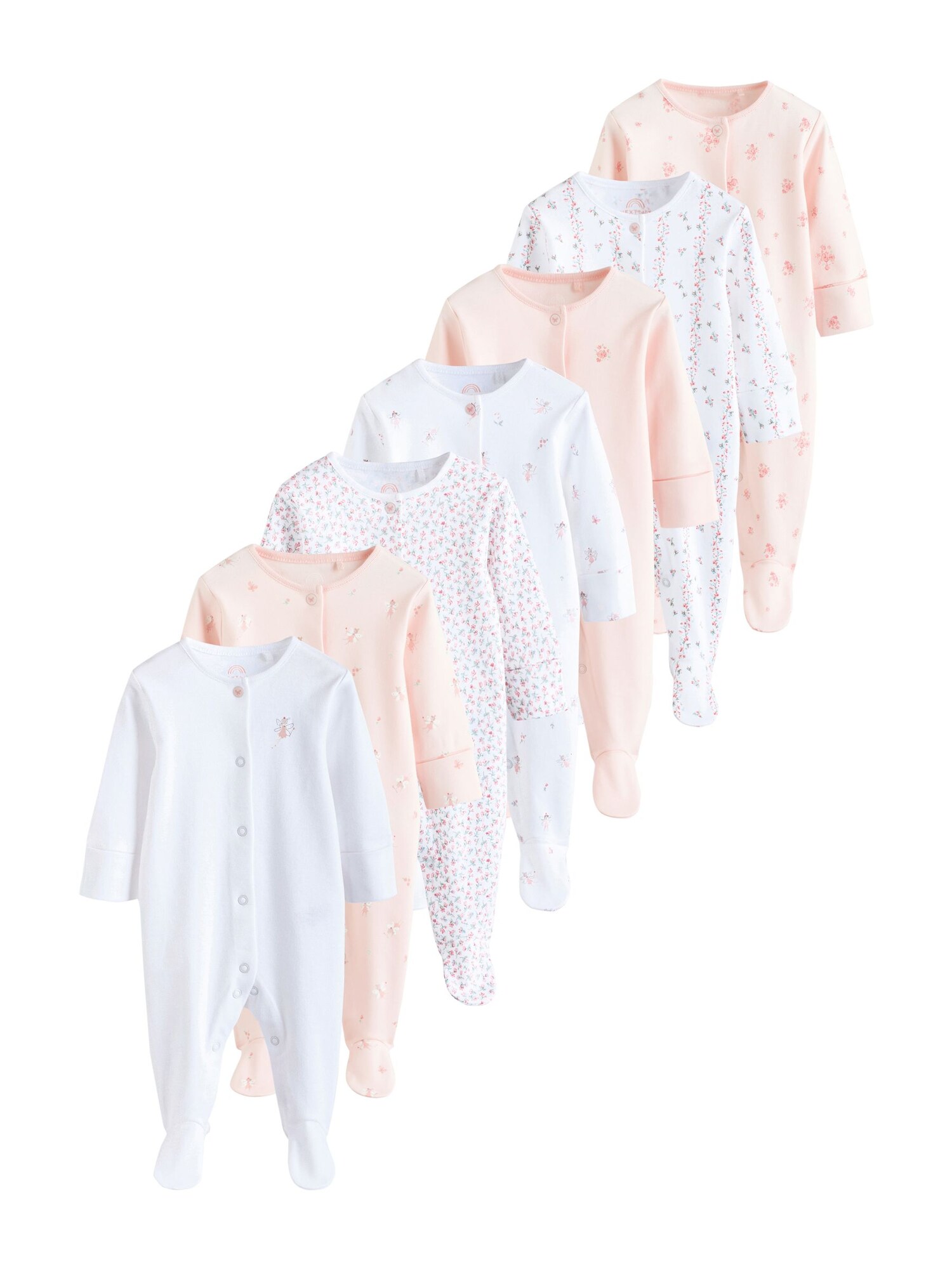 Next Pijamale  verde / magenta / rosé / alb
