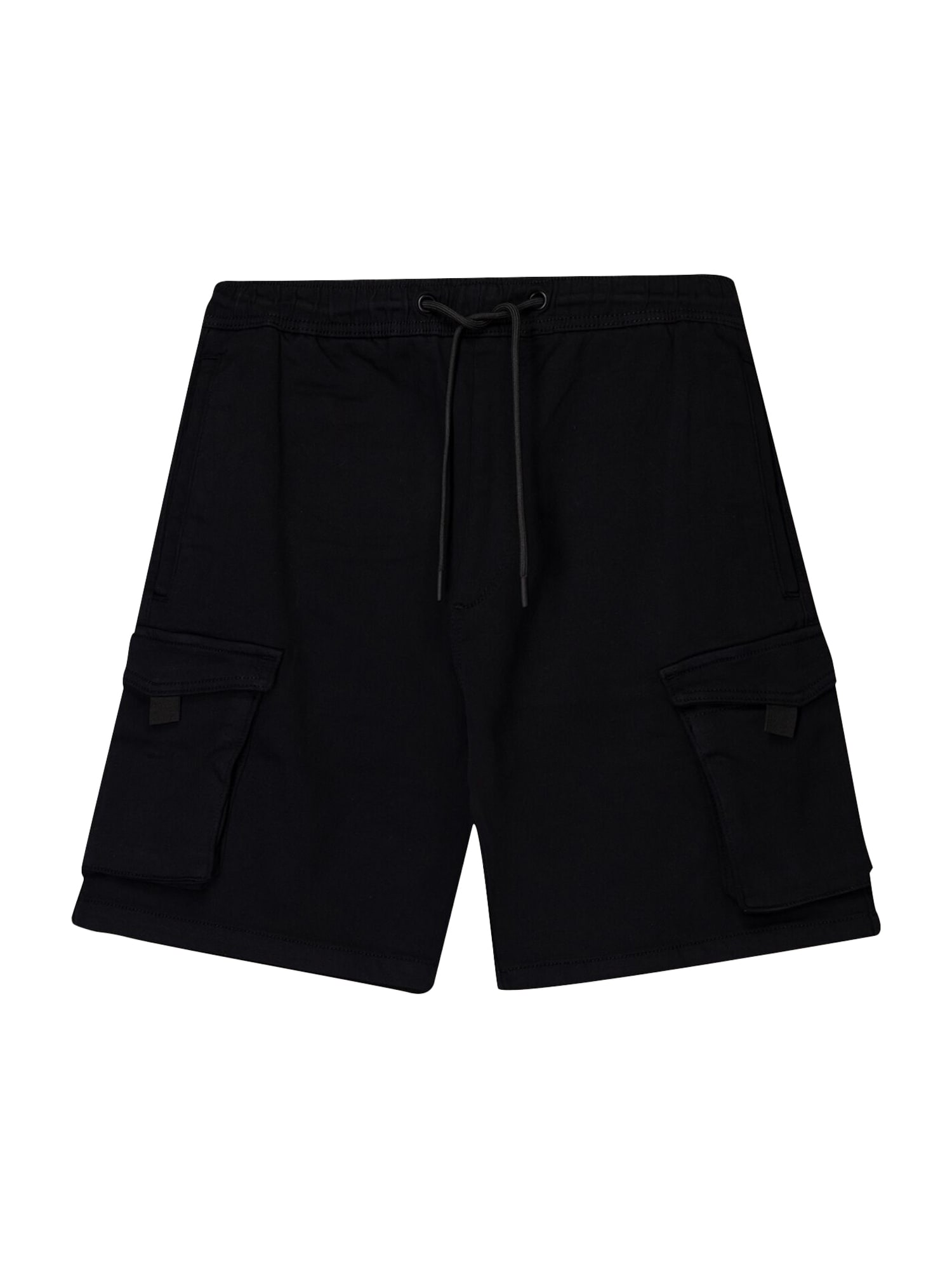 Bershka Pantaloni cu buzunare  negru