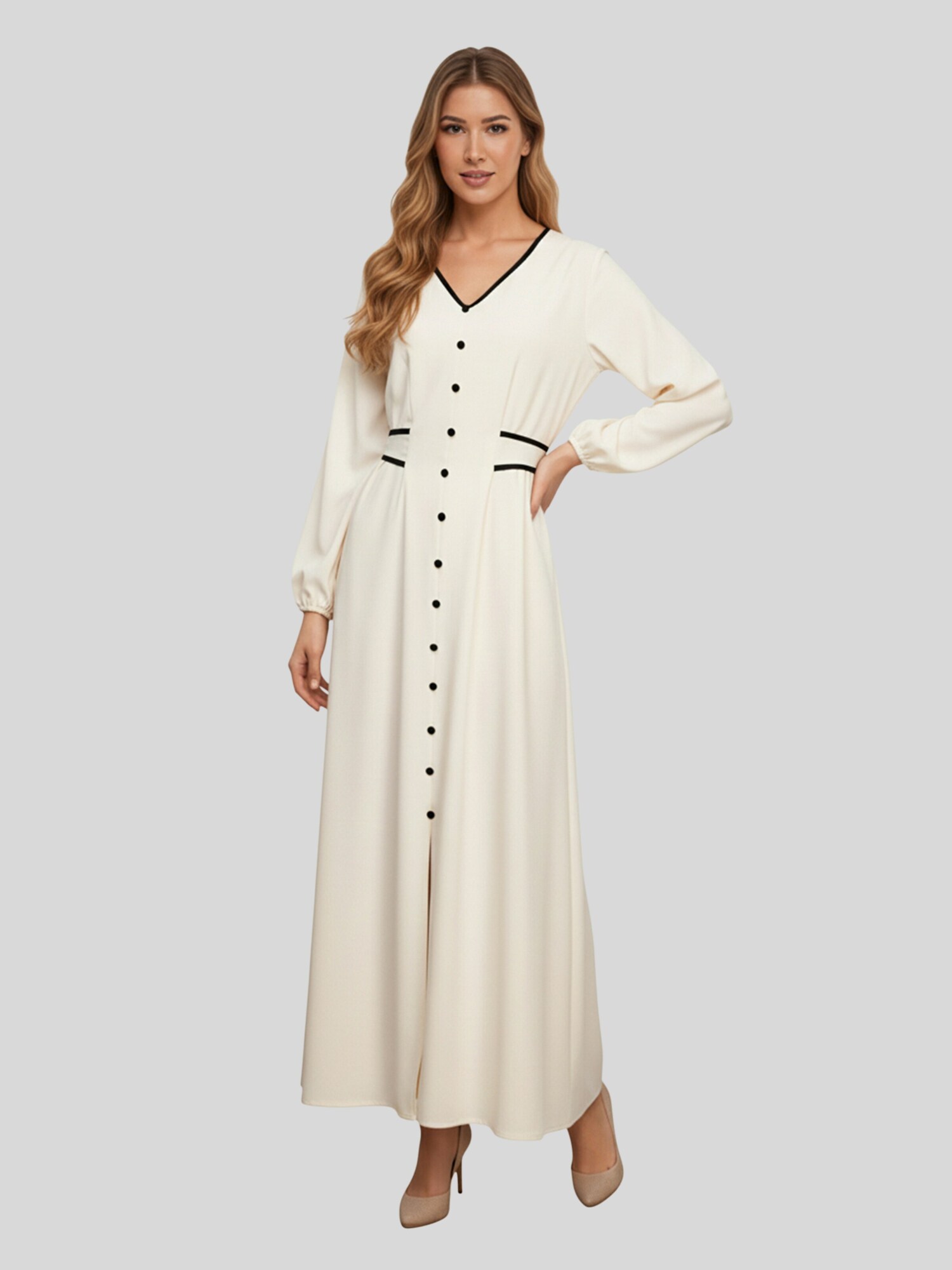 LapaPlus Vestido 'Women Dress'  beige