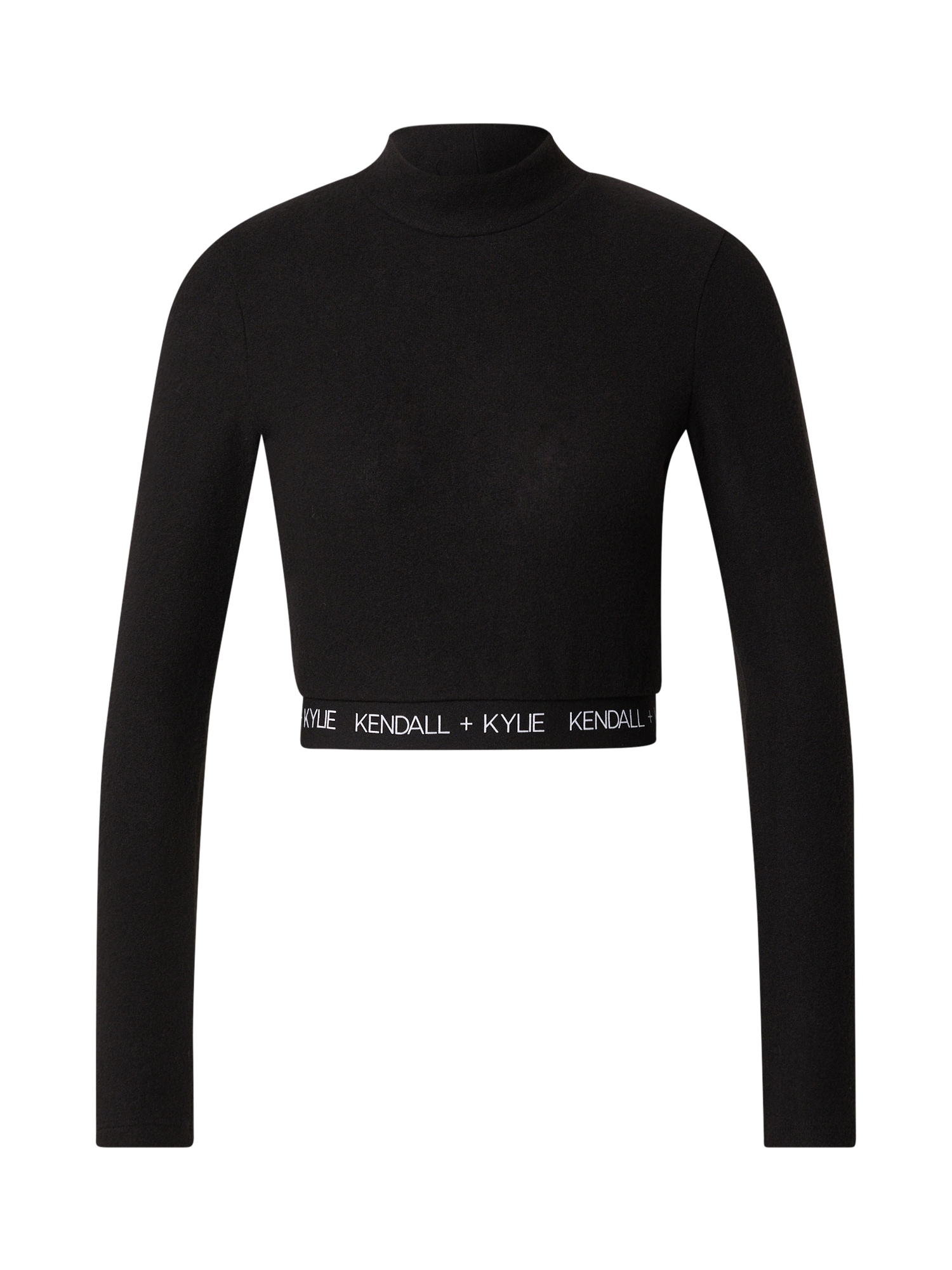 KENDALL + KYLIE Marškinėliai juoda / balta