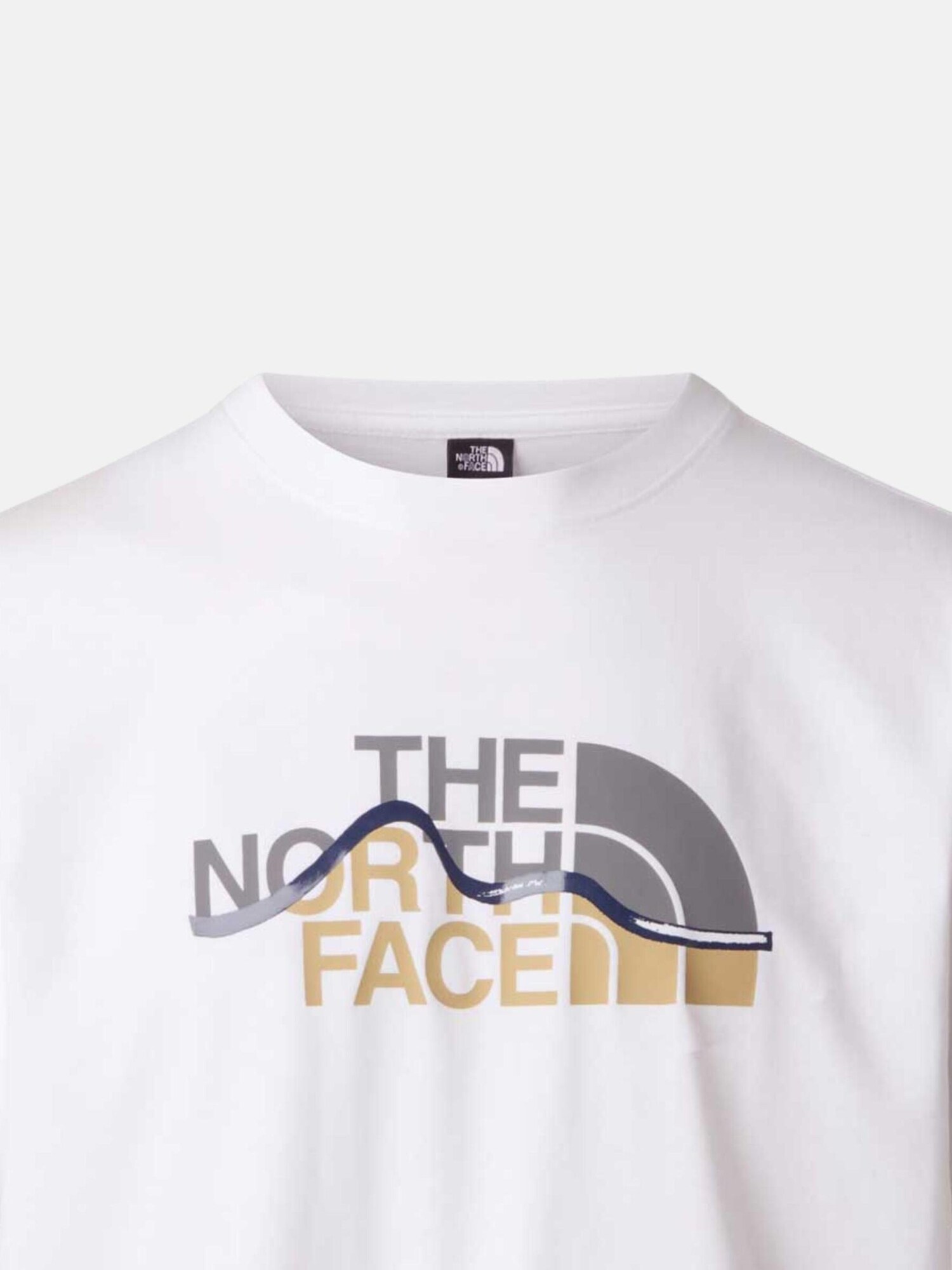 THE NORTH FACE Camiseta 'Mountain Line'  blanco – imagen 3