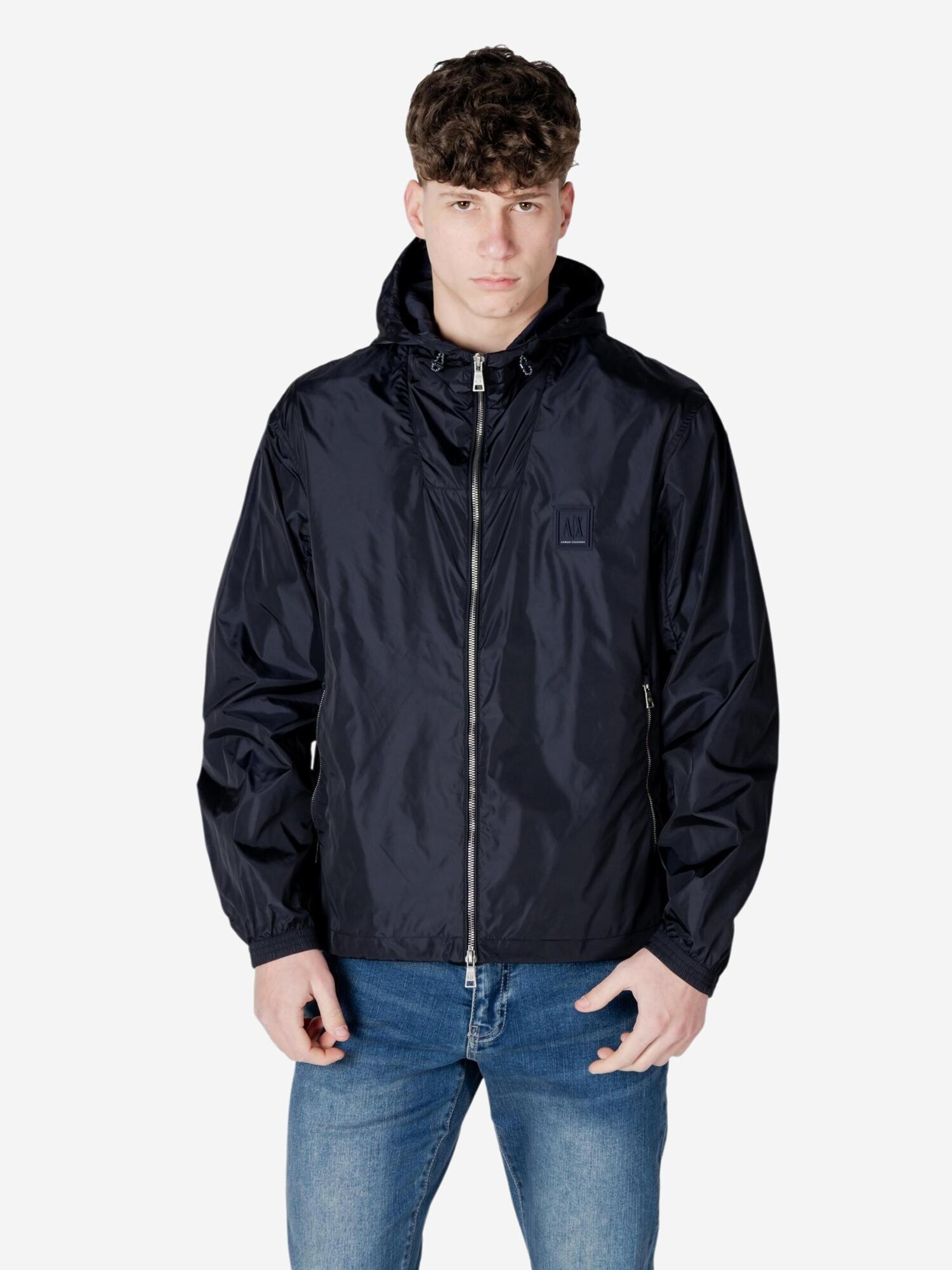 ARMANI EXCHANGE Abrigo de entretiempo 'XM000342 AF12285'  azul