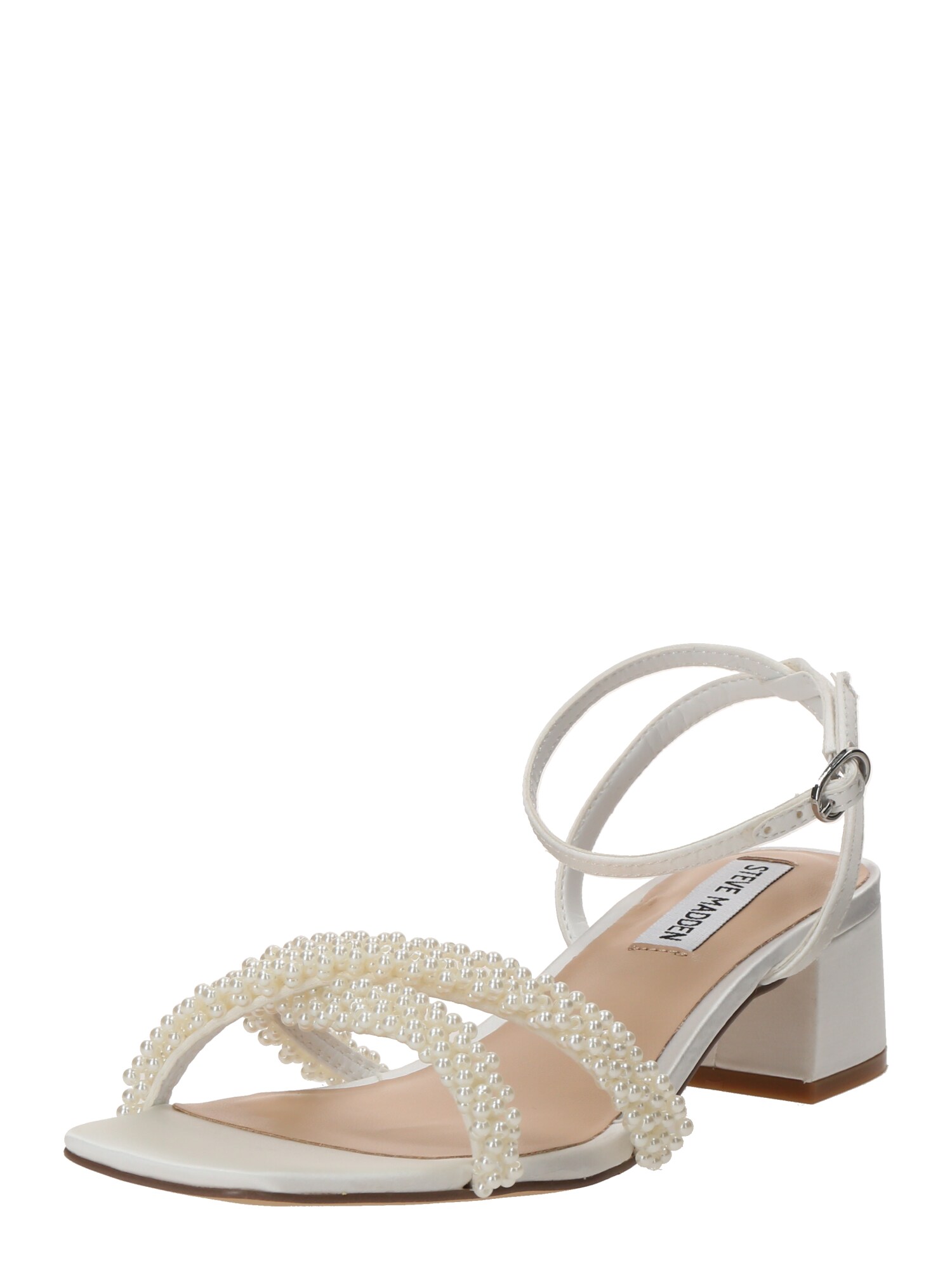 STEVE MADDEN Remienkové sandále 'Gabby-P'  biela ako vlna