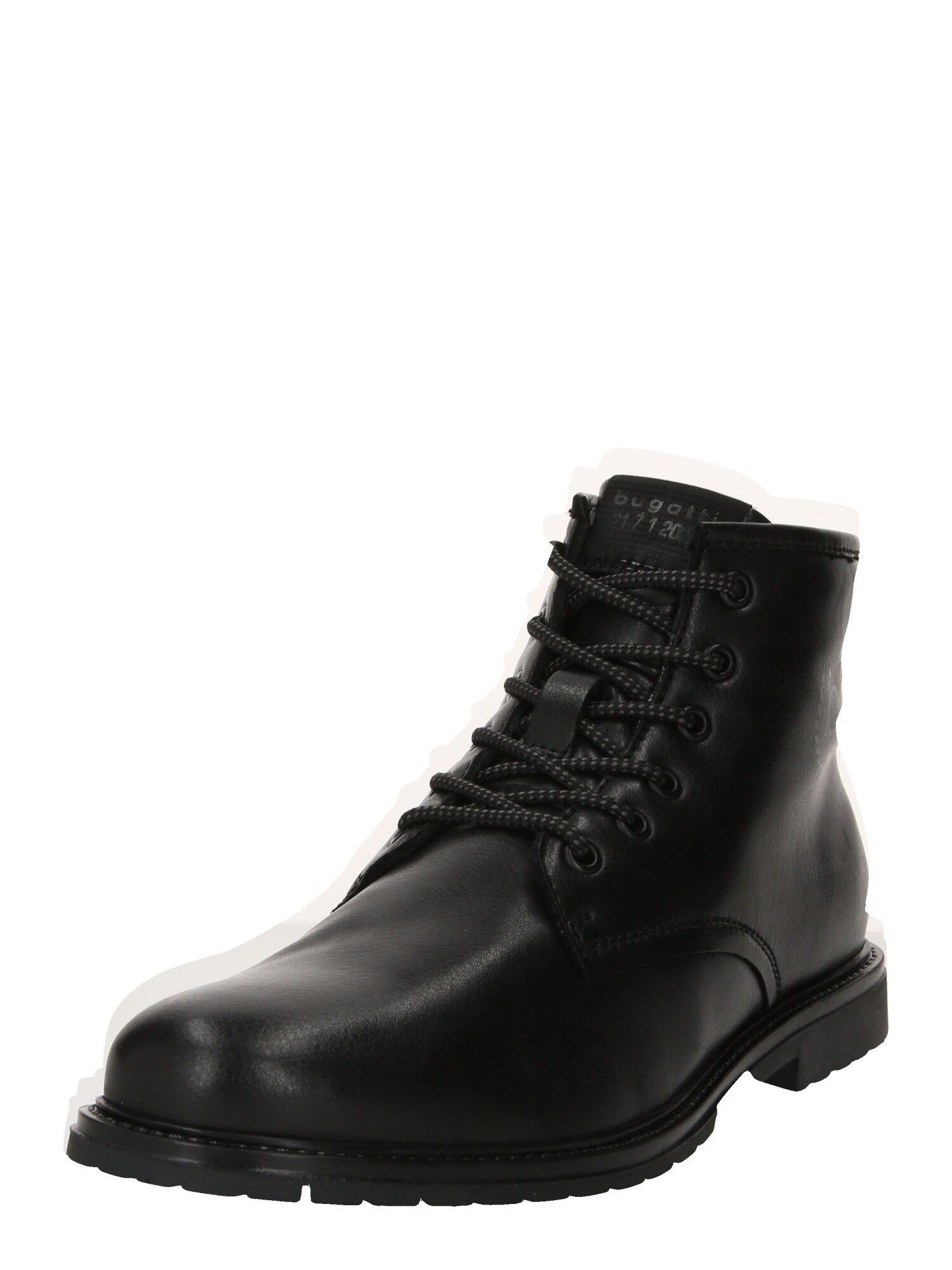 bugatti Auliniai batai su raišteliais 'Blaco' antracito spalva / juoda
