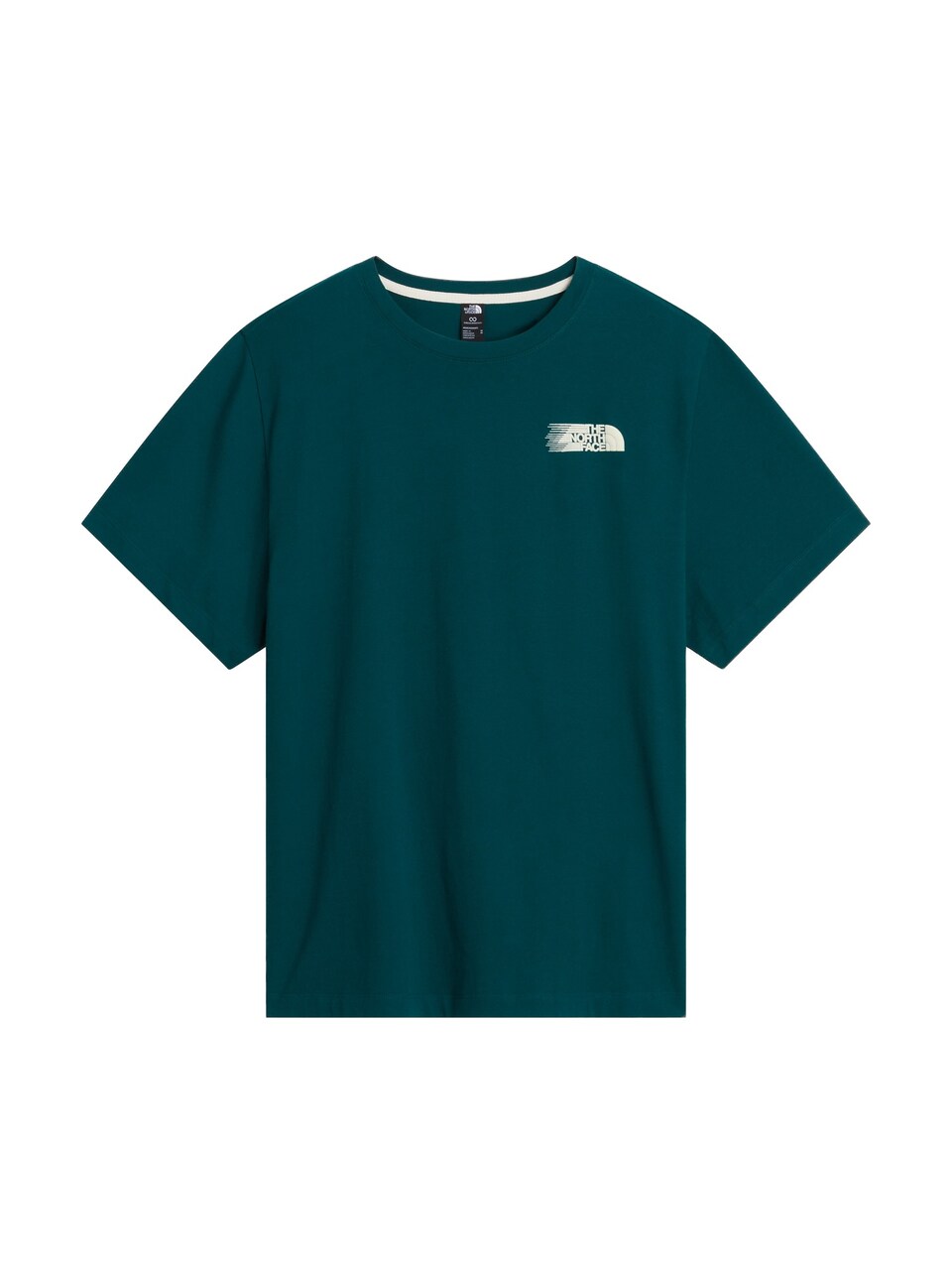 T-shirt 'Retro Trail' cyanblå / gran / björnbär