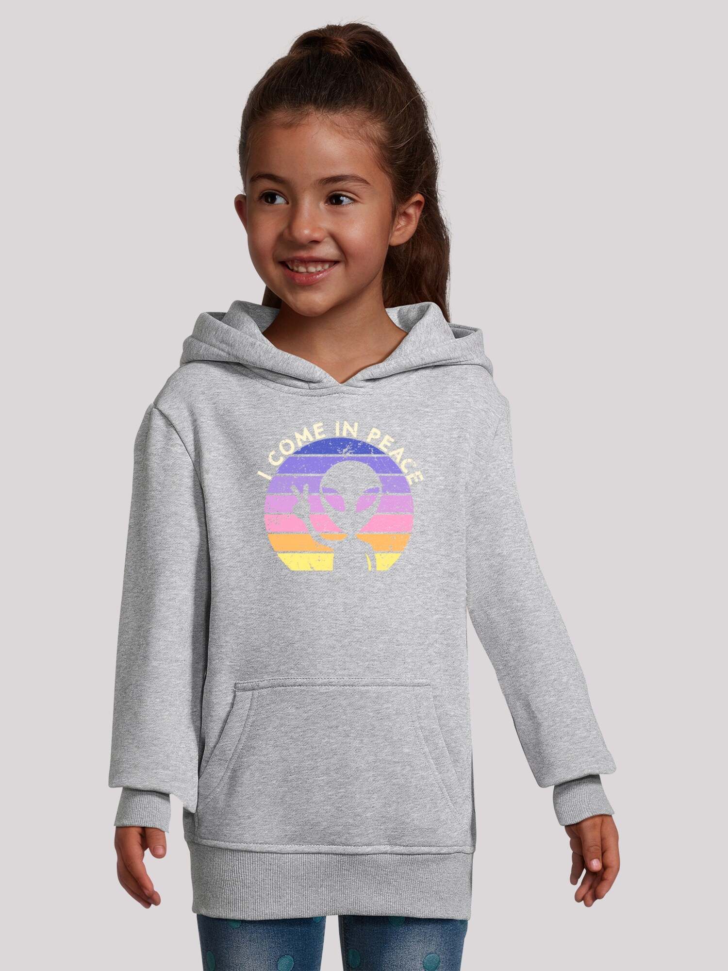 Thumbnail - Sweatshirt 'Alien Peace Sunset'