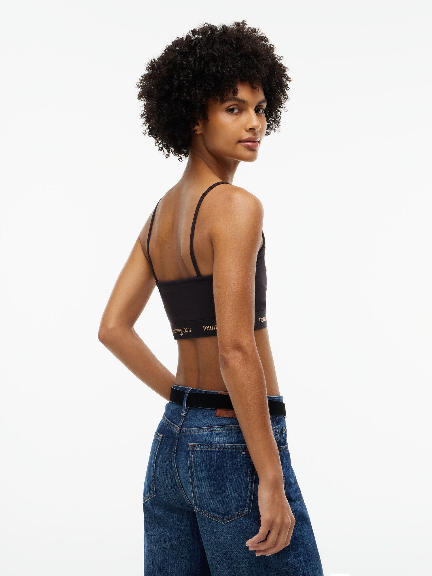 Tommy Jeans Sujetador oro / negro – imagen 3
