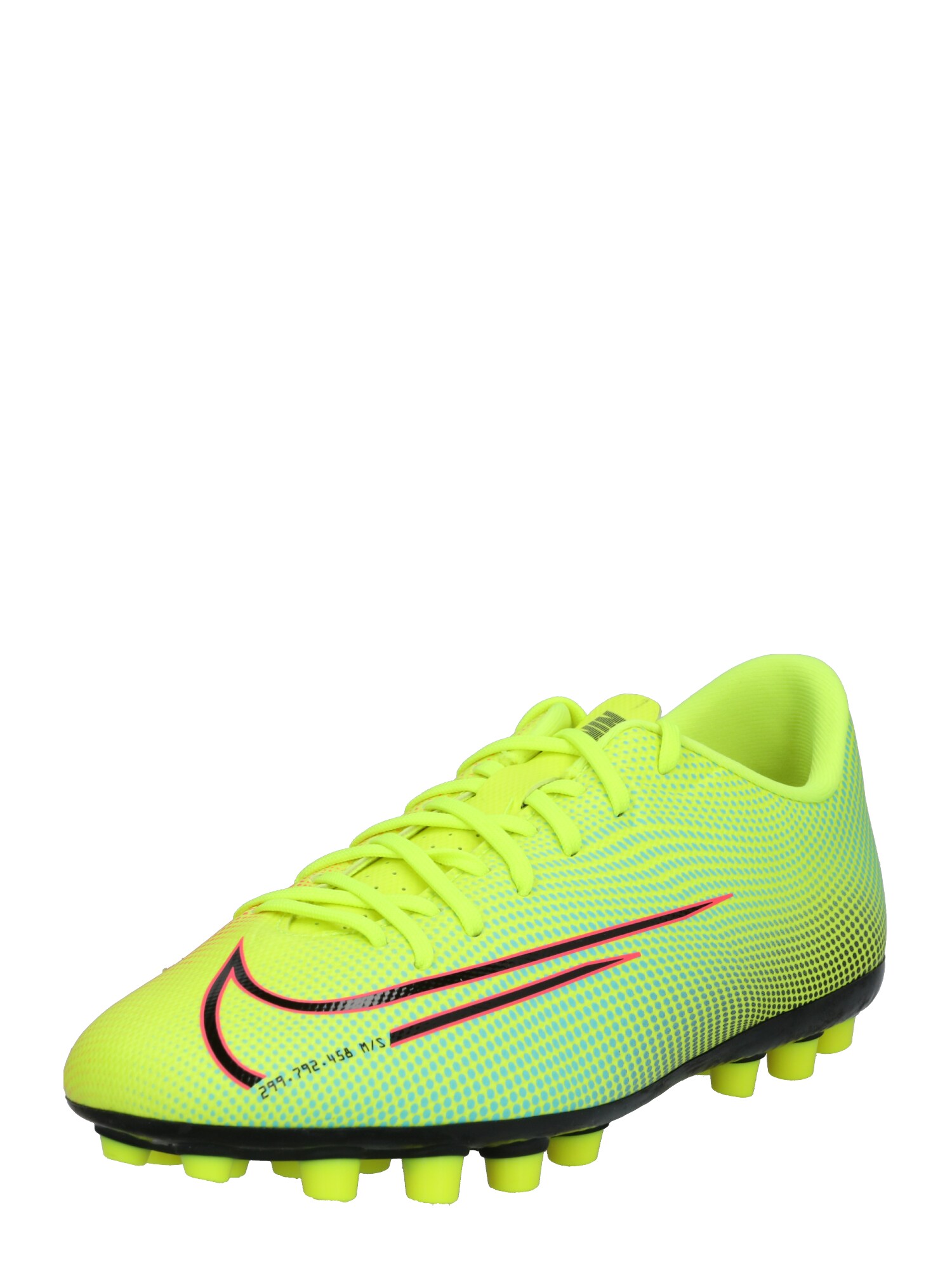 NIKE Sportiniai batai 'Mercurial Vapor 13 Academy'  juoda / mėlyna / raudona / neoninė geltona