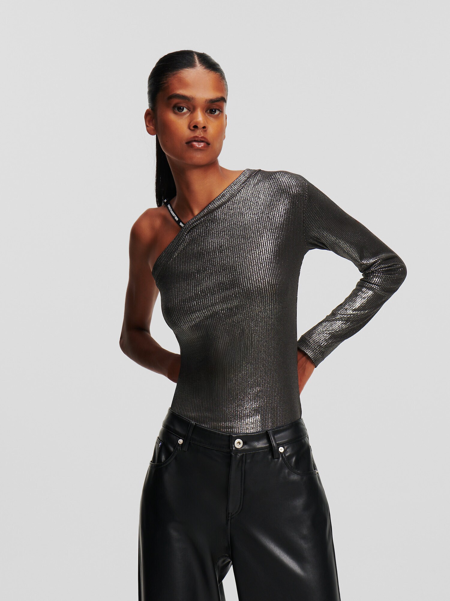 KARL LAGERFELD JEANS Póló  szürke termék 2. képe
