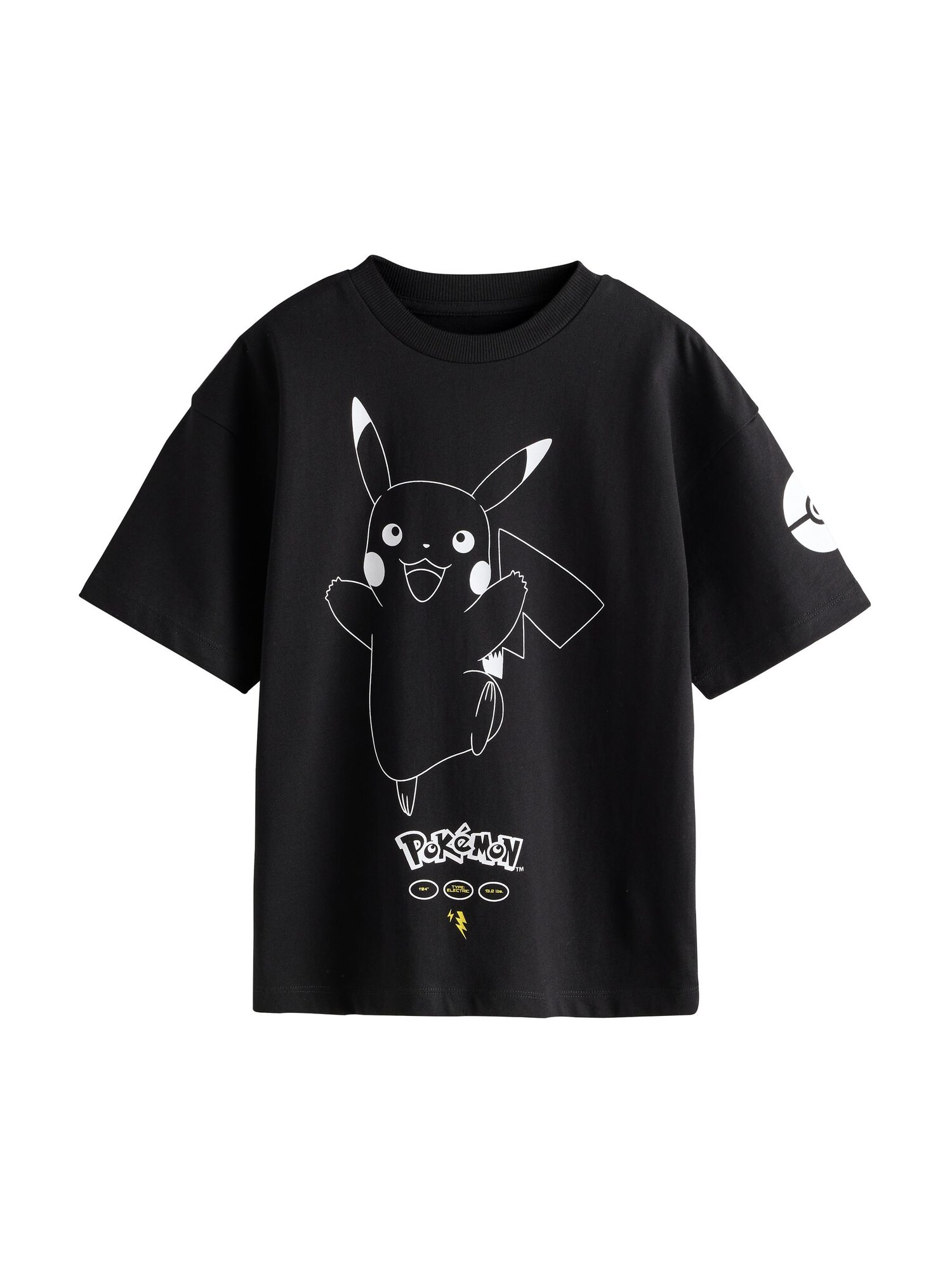Next Camiseta 'Pokémon' amarillo / negro / blanco – imagen 1