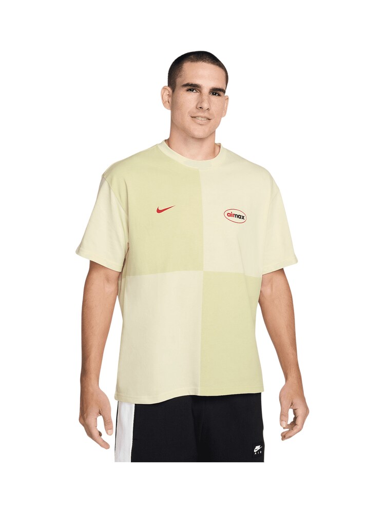 NIKE T-Shirt 'FC Liverpool Air Max Premium' Herren Größe XS pastellgelb / rot / weiß