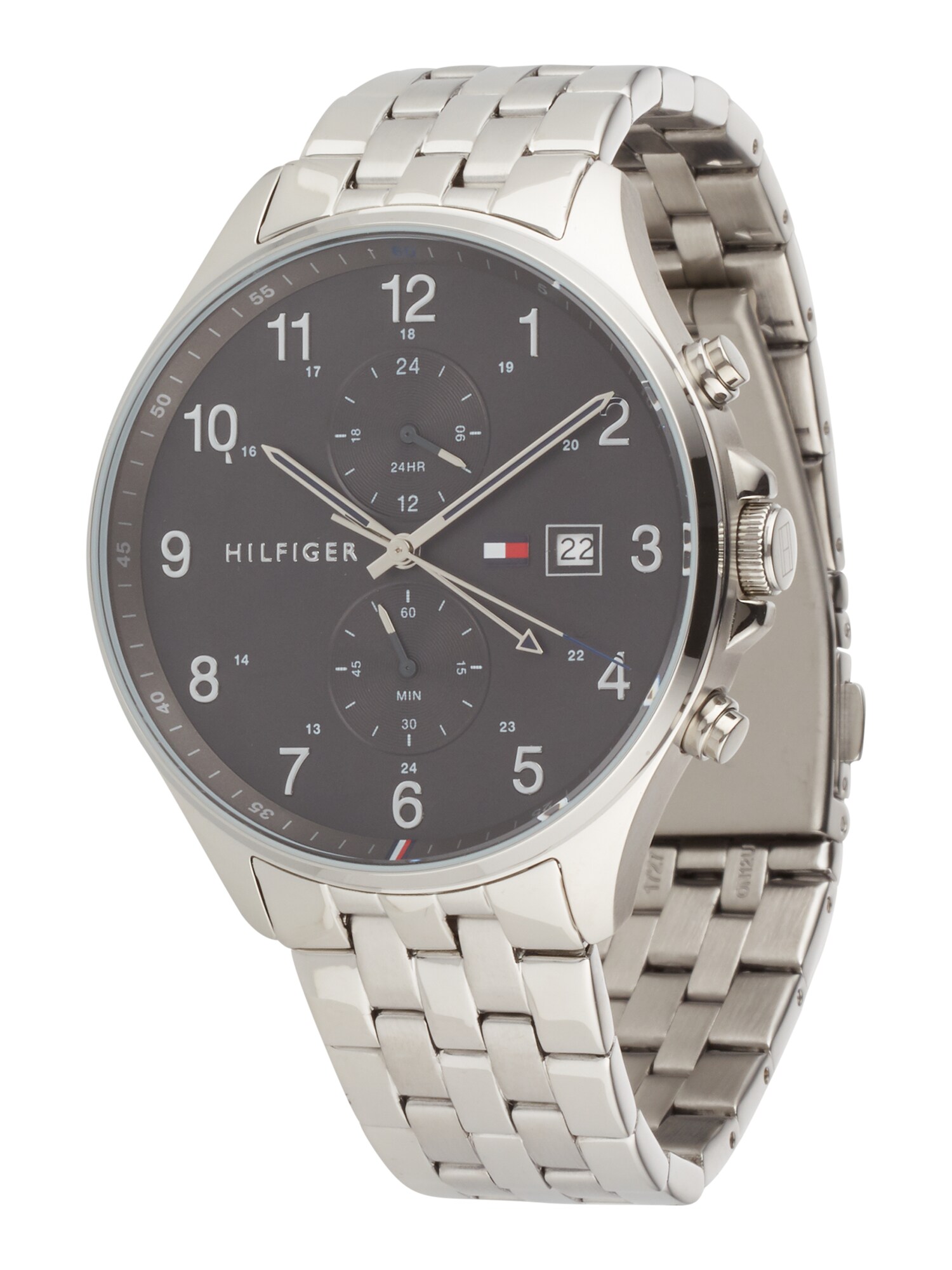 TOMMY HILFIGER Analoginis (įprastinio dizaino) laikrodis  sidabrinė