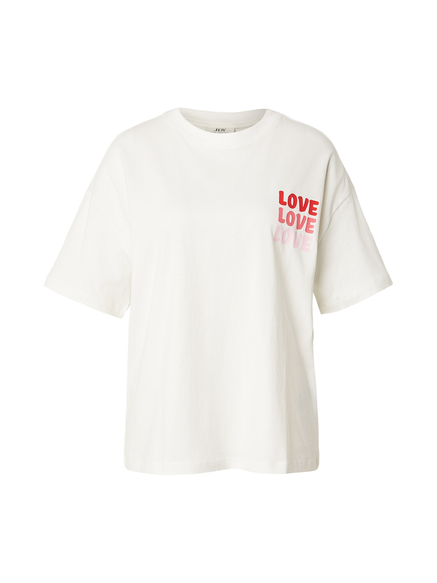 JDY Tricou JDYCARLA  roz / roz zmeură / roșu / alb