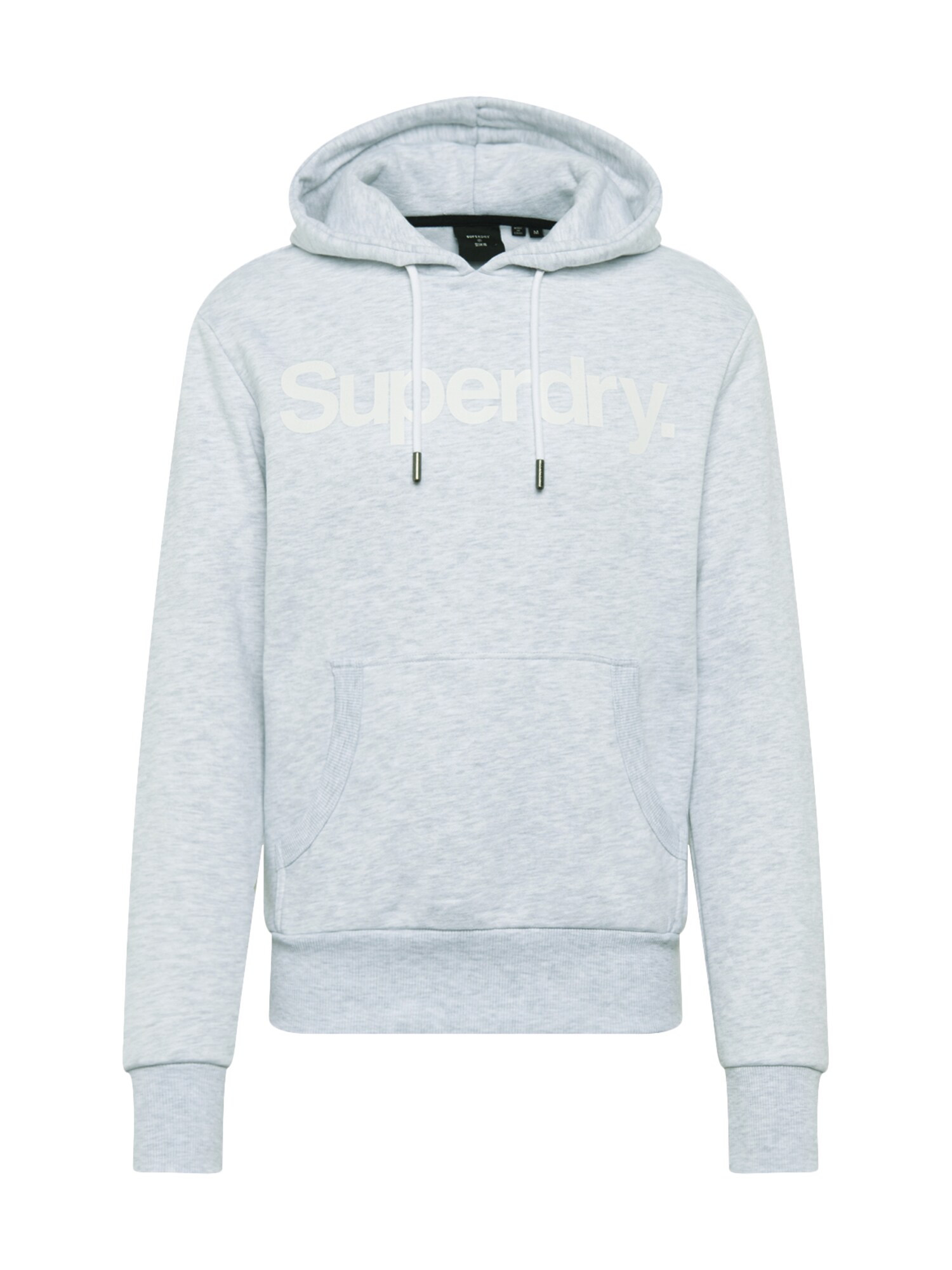 Superdry Megztinis be užsegimo  balta / margai balta
