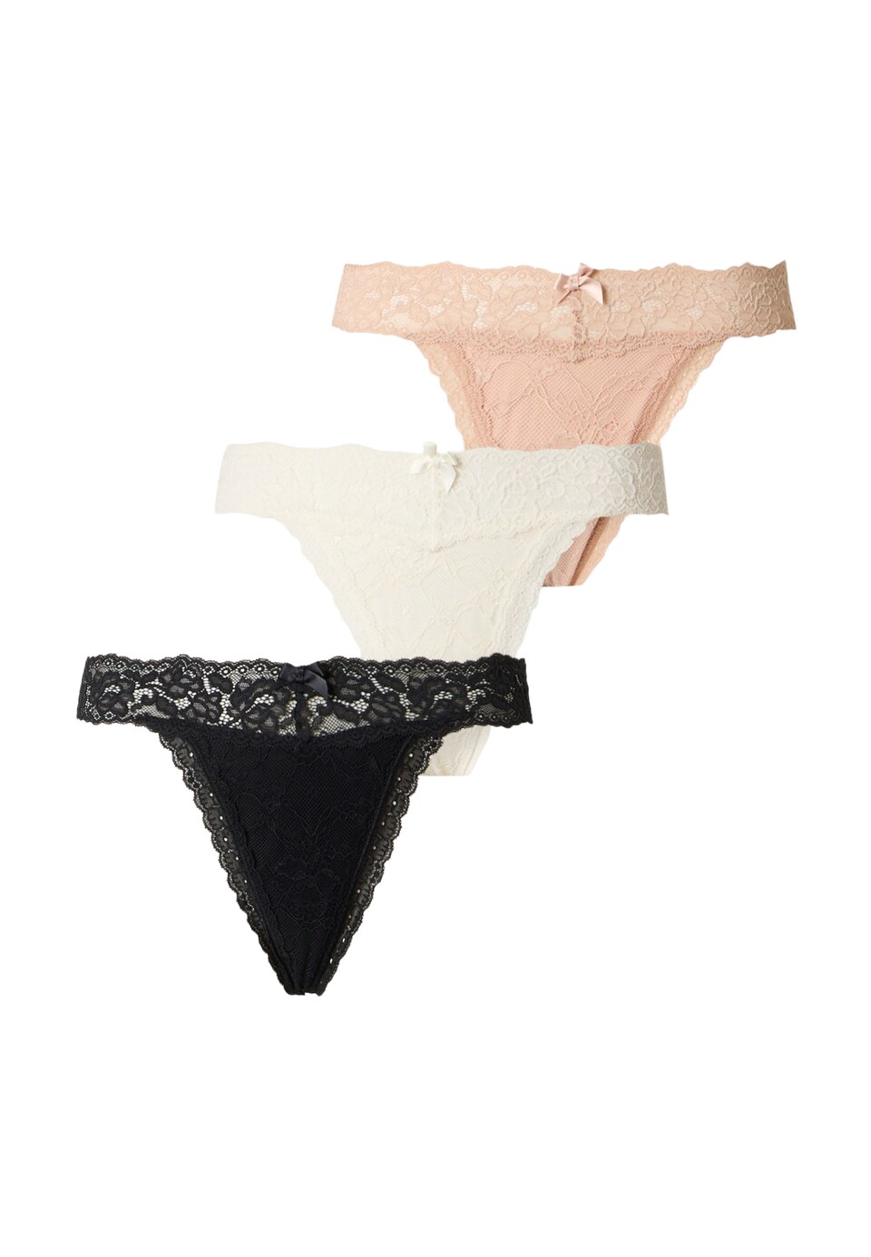 String 'Madison' nude / svart
