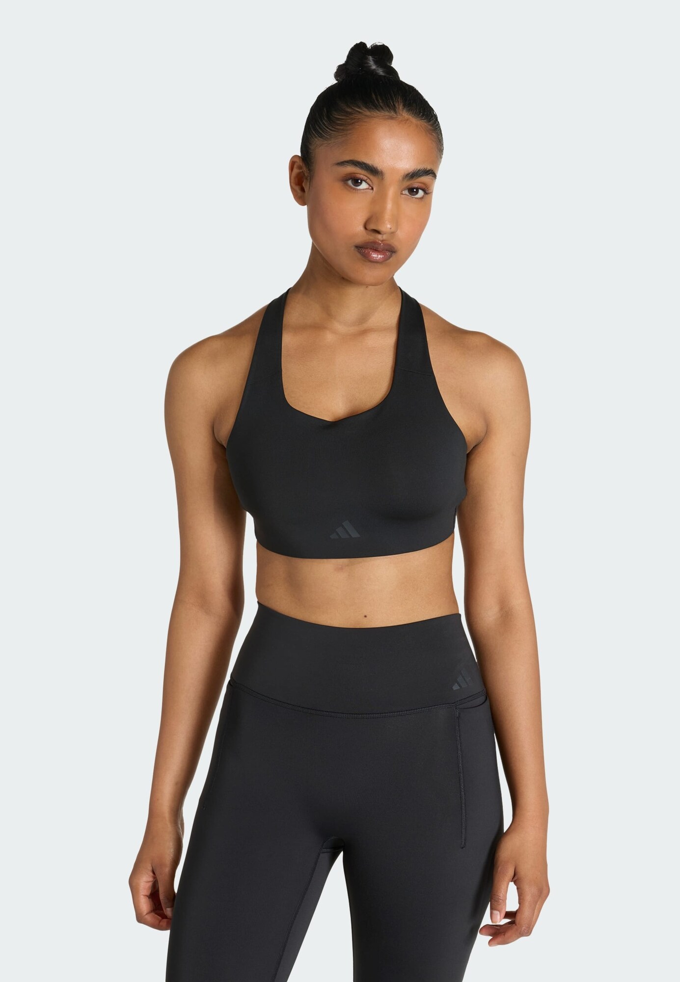 ADIDAS PERFORMANCE Sujetador deportivo 'Optime Power'  negro