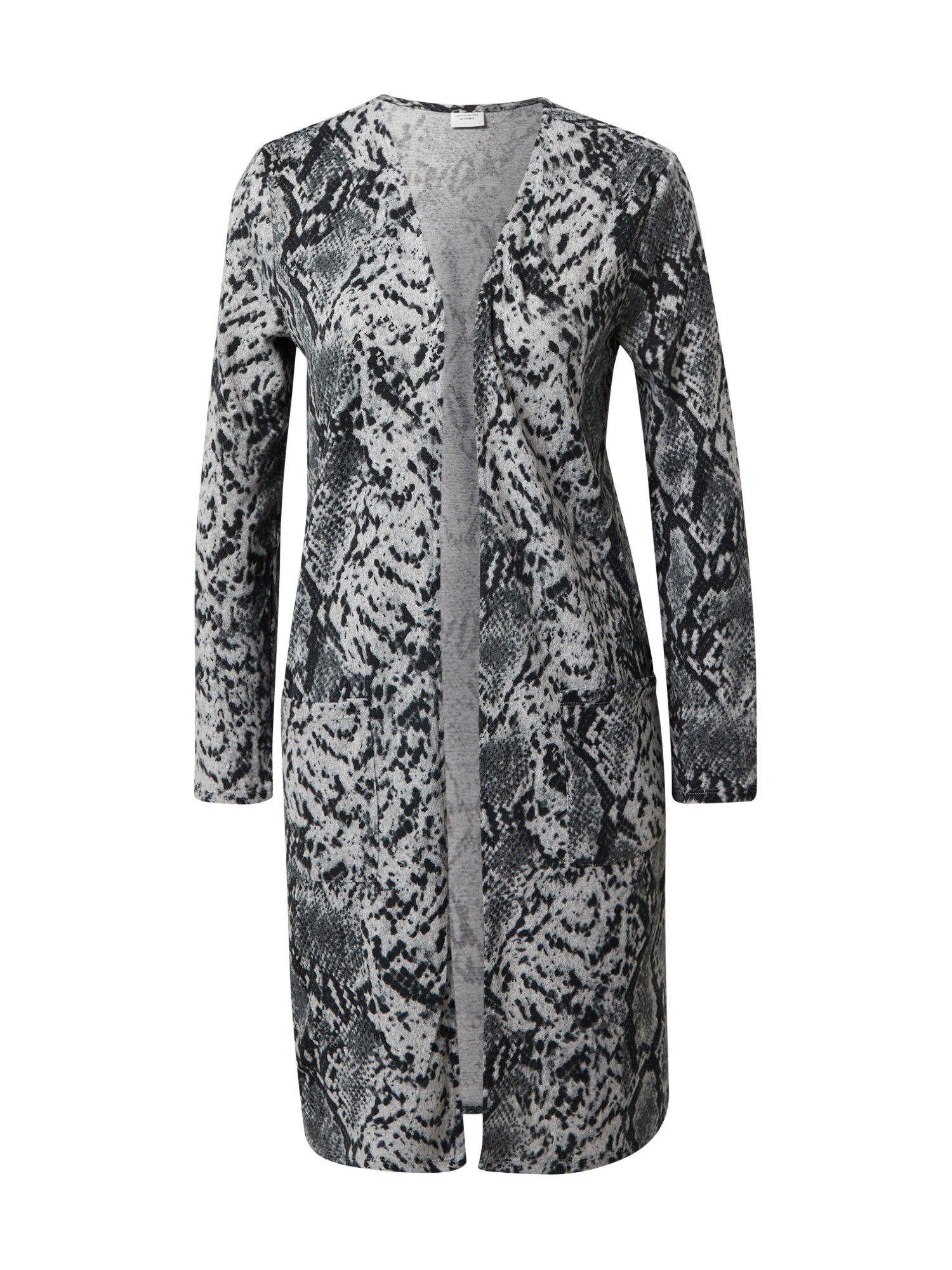 JACQUELINE de YONG Kardiganas 'Tonsy'  juoda / pilka