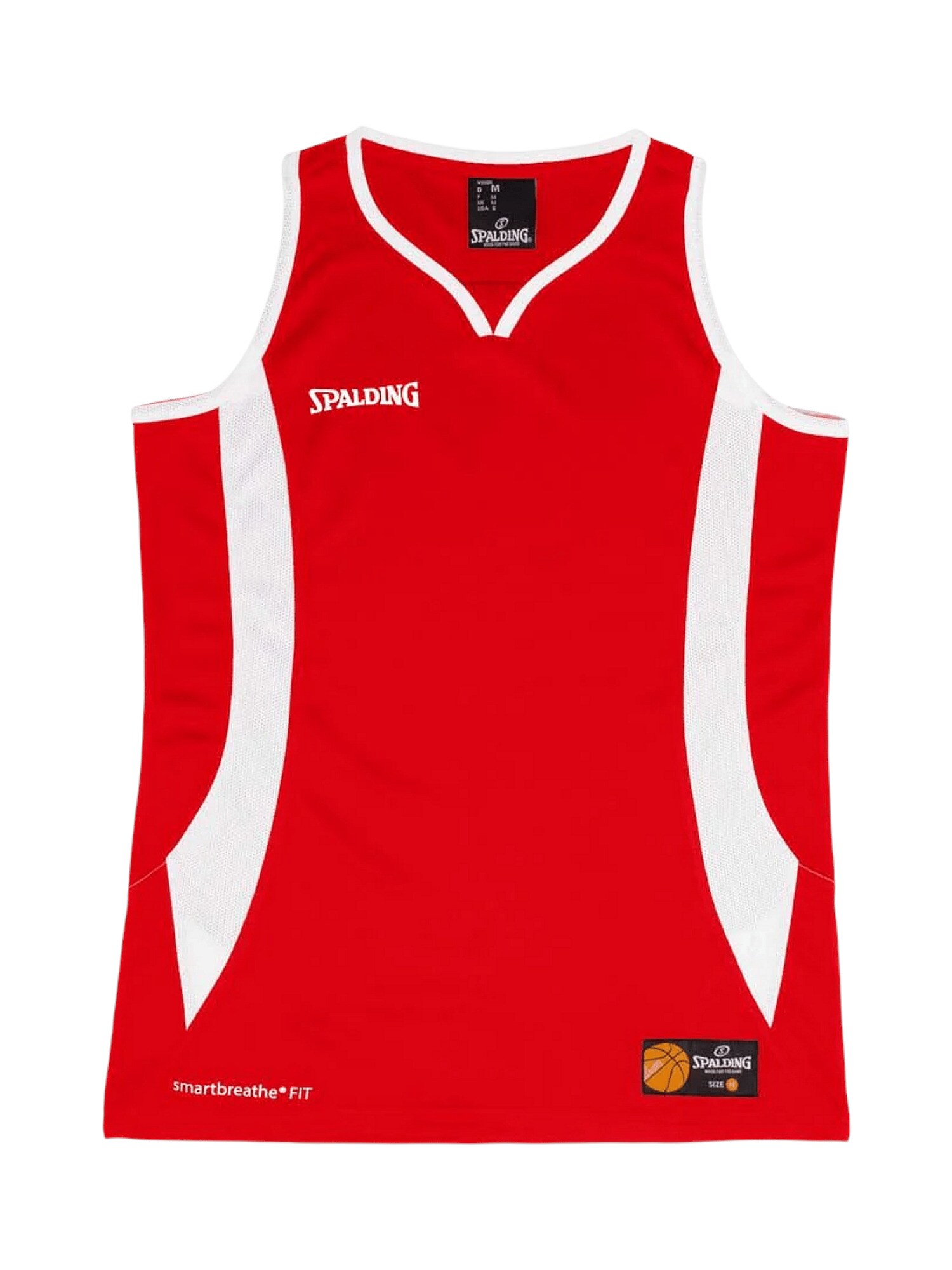 SPALDING Sport top 'Jam'  roșu / alb