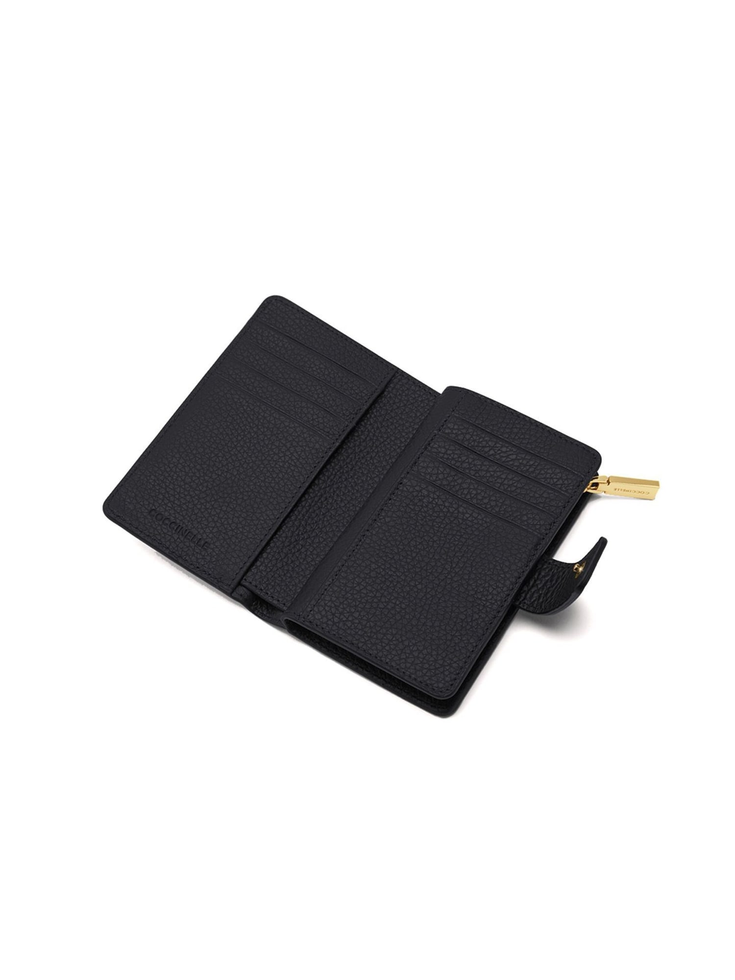 Coccinelle Cartera 'Metallic Soft Wallet Grained Leather' negro – imagen 3