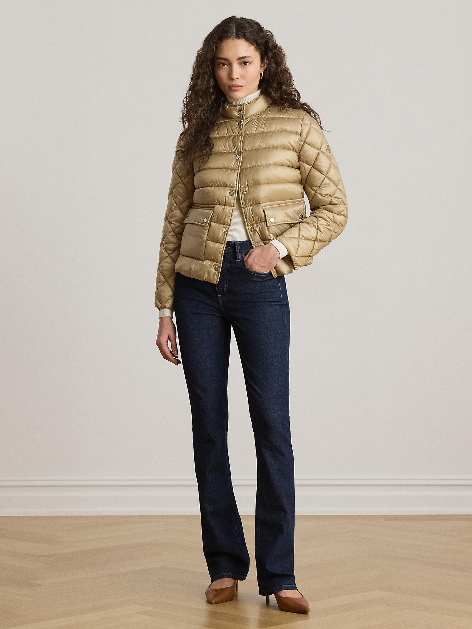 Lauren Ralph Lauren Chaqueta de entretiempo  arena – imagen 4