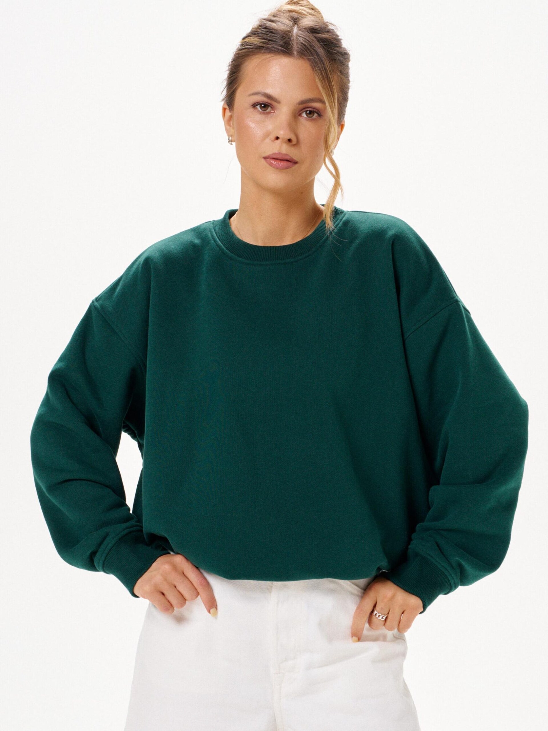 MIRONS Sweatshirt 'Line Kiss' dam