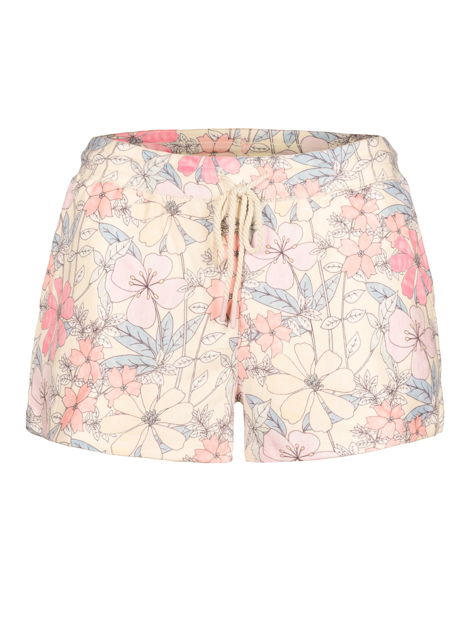 Pj Salvage Pyjamabroek 'Garden Dream' Pasteelgeel / Gemengde Kleuren