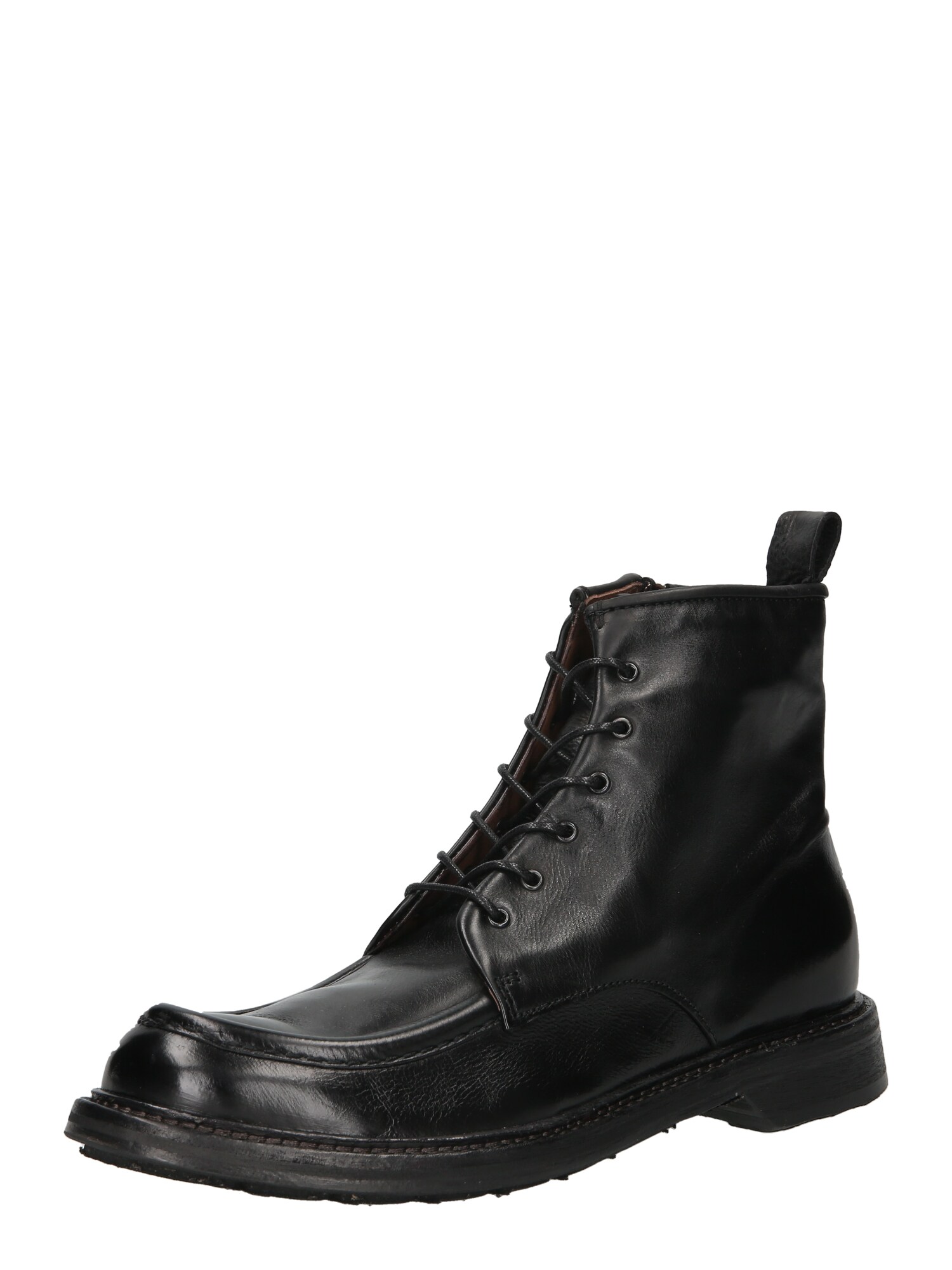 A.S.98 Auliniai batai su raišteliais 'DIVISION' juoda