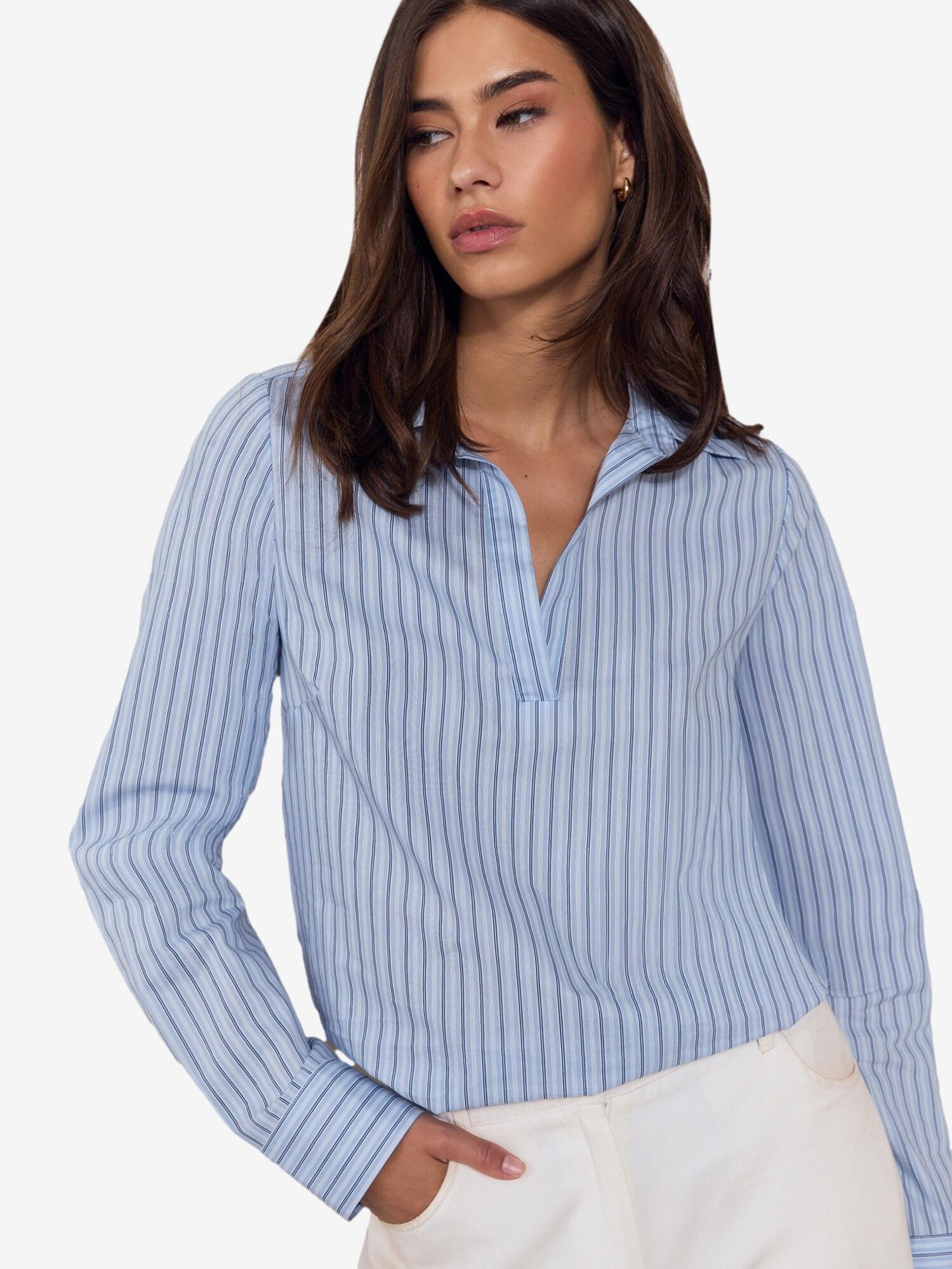 Lipsy Blusa navy / azul claro
