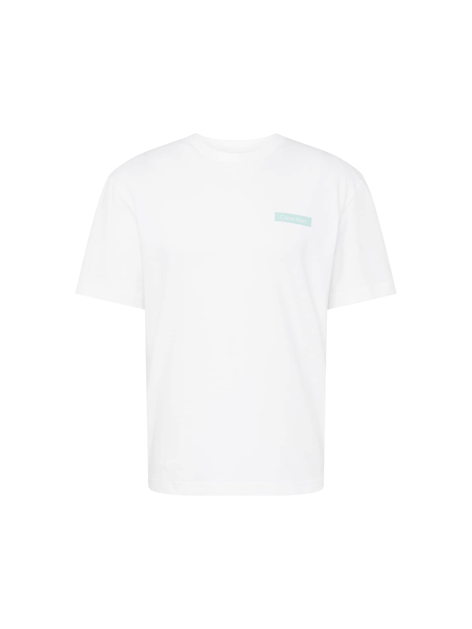 Calvin Klein Majica  svijetloplava / bijela