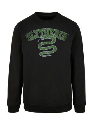 F4NT4STIC Sweatshirt ‘Harry Potter Slytherin Sport Emblem’ Smoky blue / Groen / Zwart