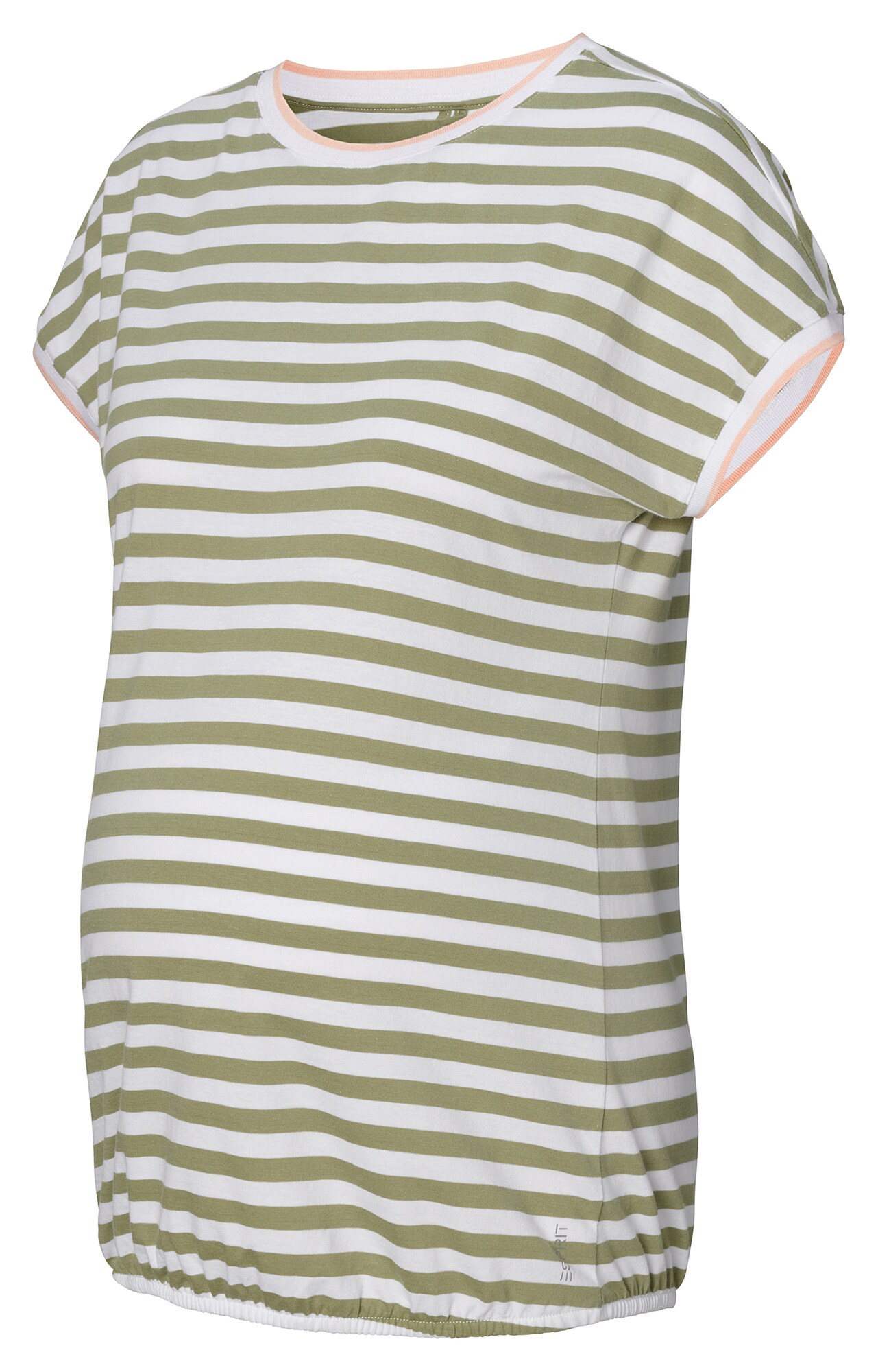 Esprit Maternity Тениска  маслина / бледорозово / бяло